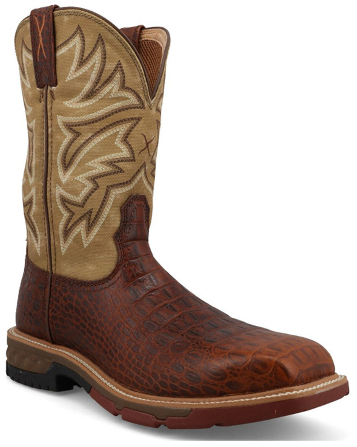 Men's Twist X Pull-On Work Boots - Alloy Toe