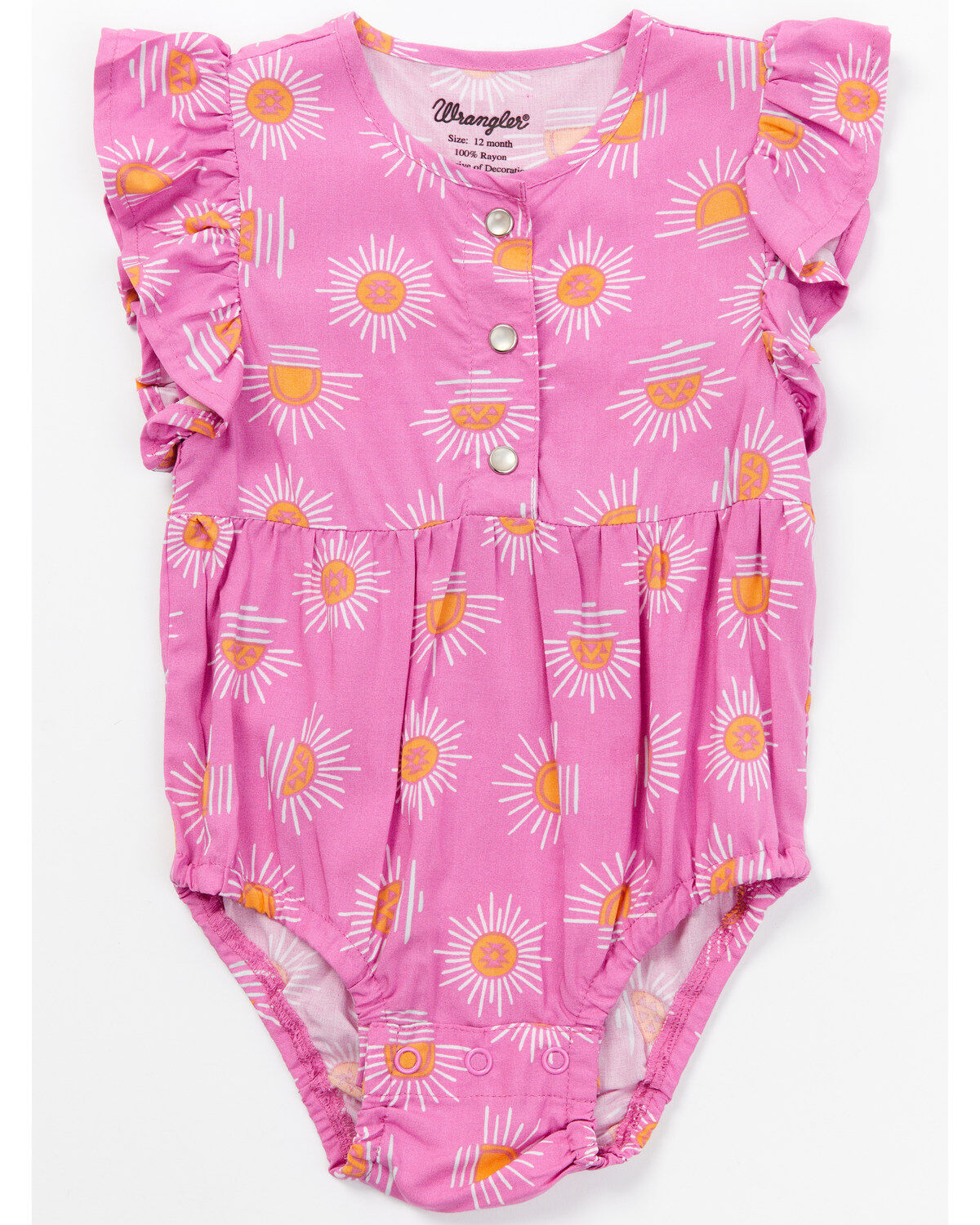 Girls' Wrangler Infant Sunburst Print Onesie