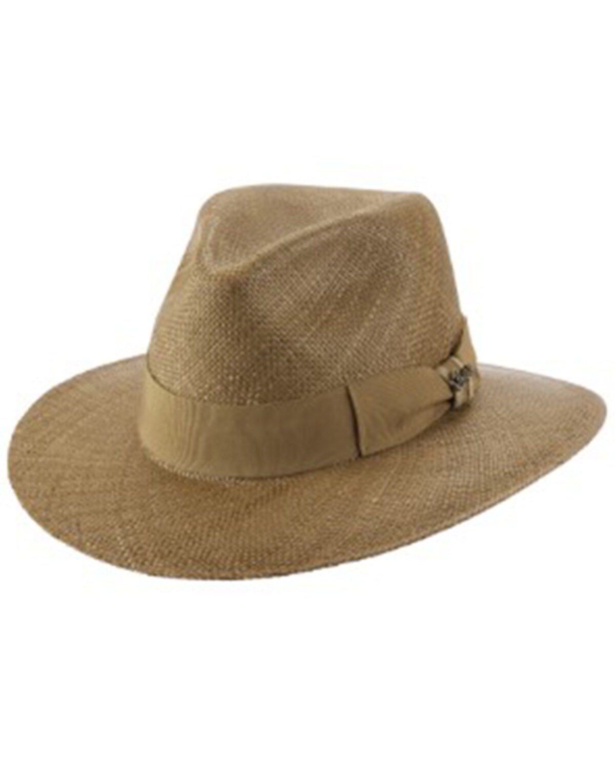 Bullhide Pecan Sahara Panama Fedora Straw Hat