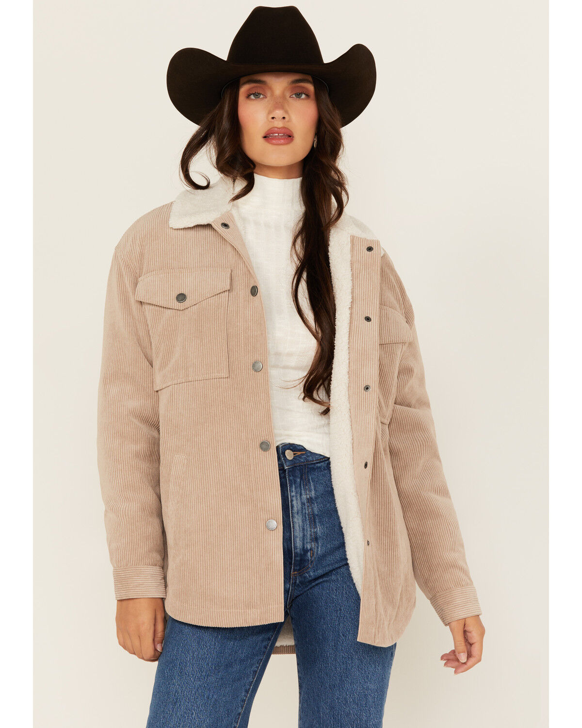 Women's Ashley Corduroy Sherpa Jacket