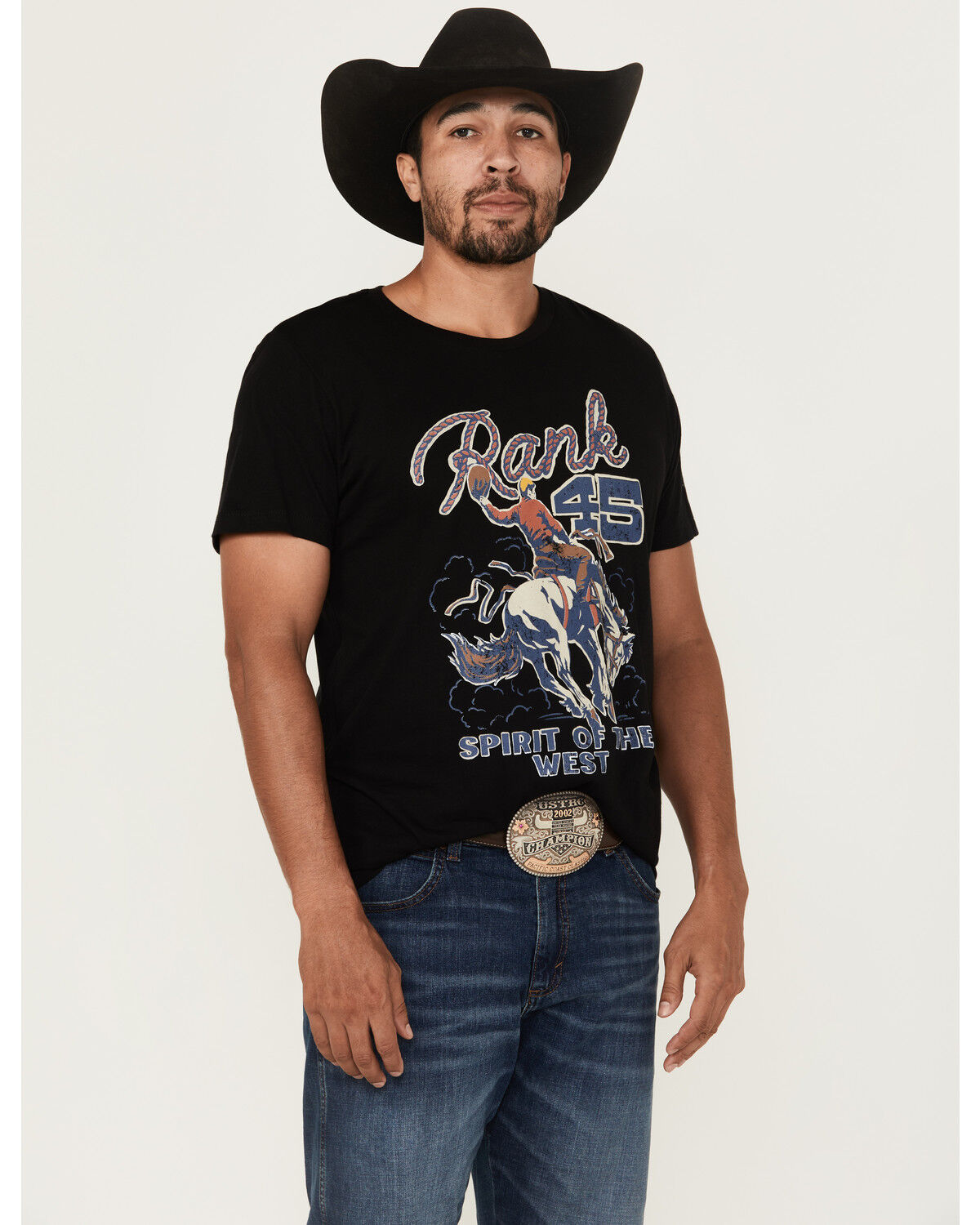 Men's RANK 45 Spirit Cowboy Short Sleeve Graphic T-Shirt