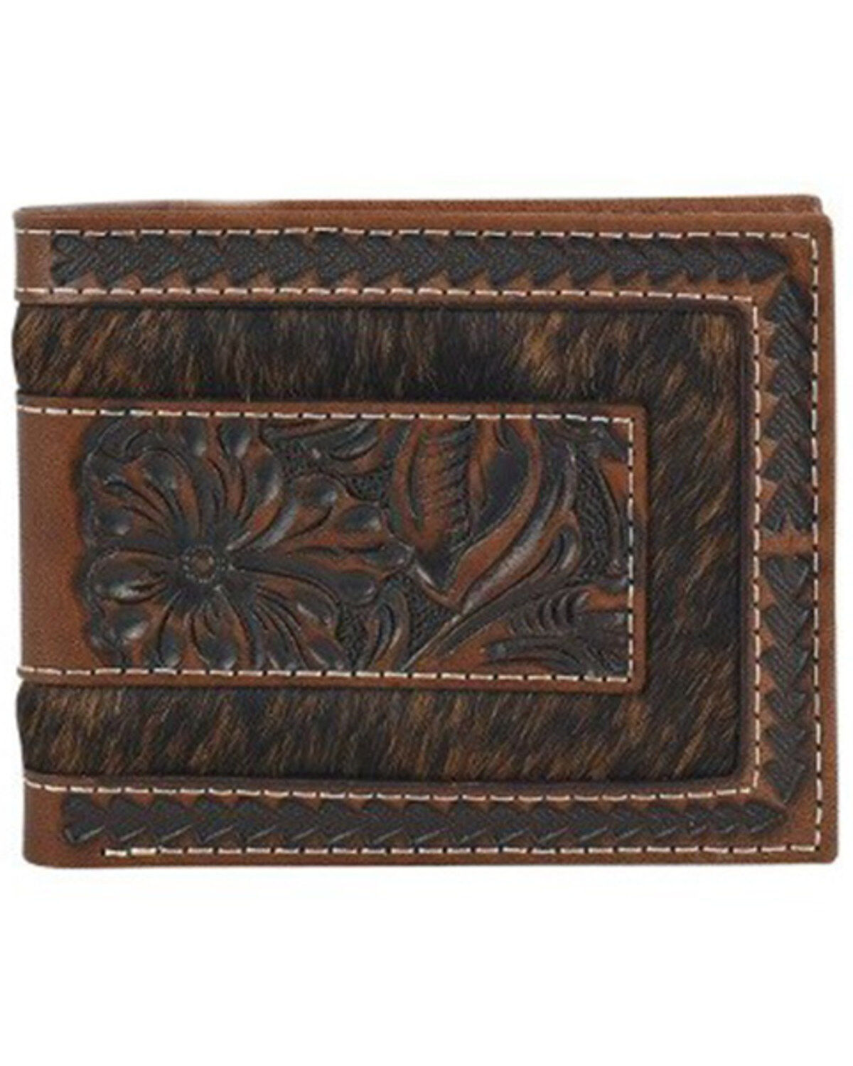 Men's Justin Genuine Leather Bi-Fold Wallet