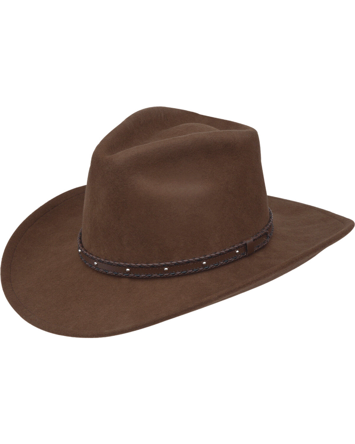Men's Black Creek Acorn Crushable Western Wool Hat