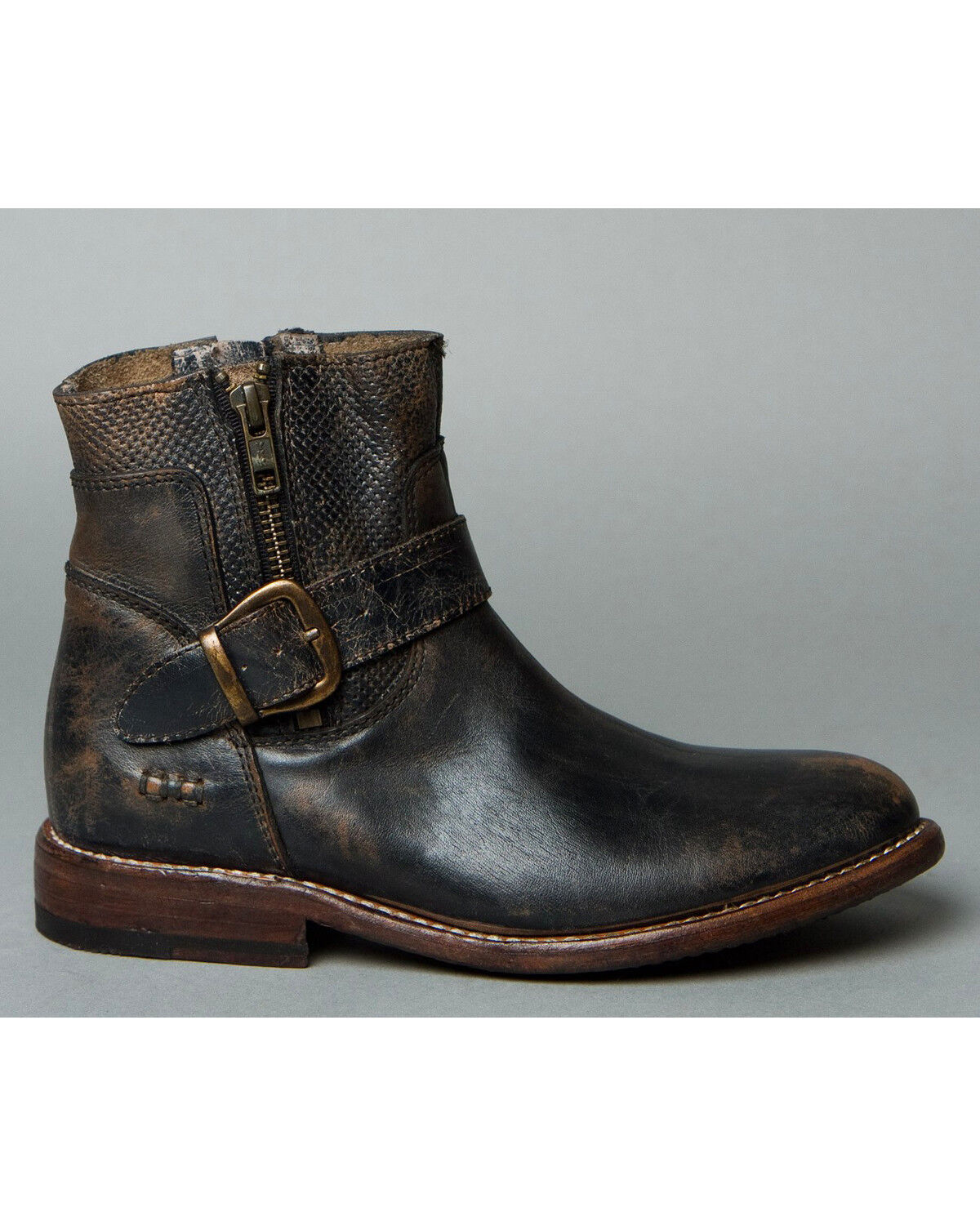 Women's Bed Stu Becca Side Zip Boots - Round Toe