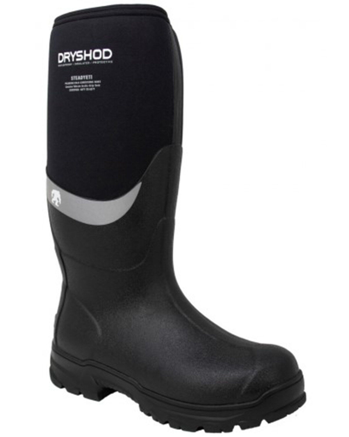 Men's Dryshod Steadyeti Hi-Cut Genuine Vibram Arctic Grip Pull On Outd