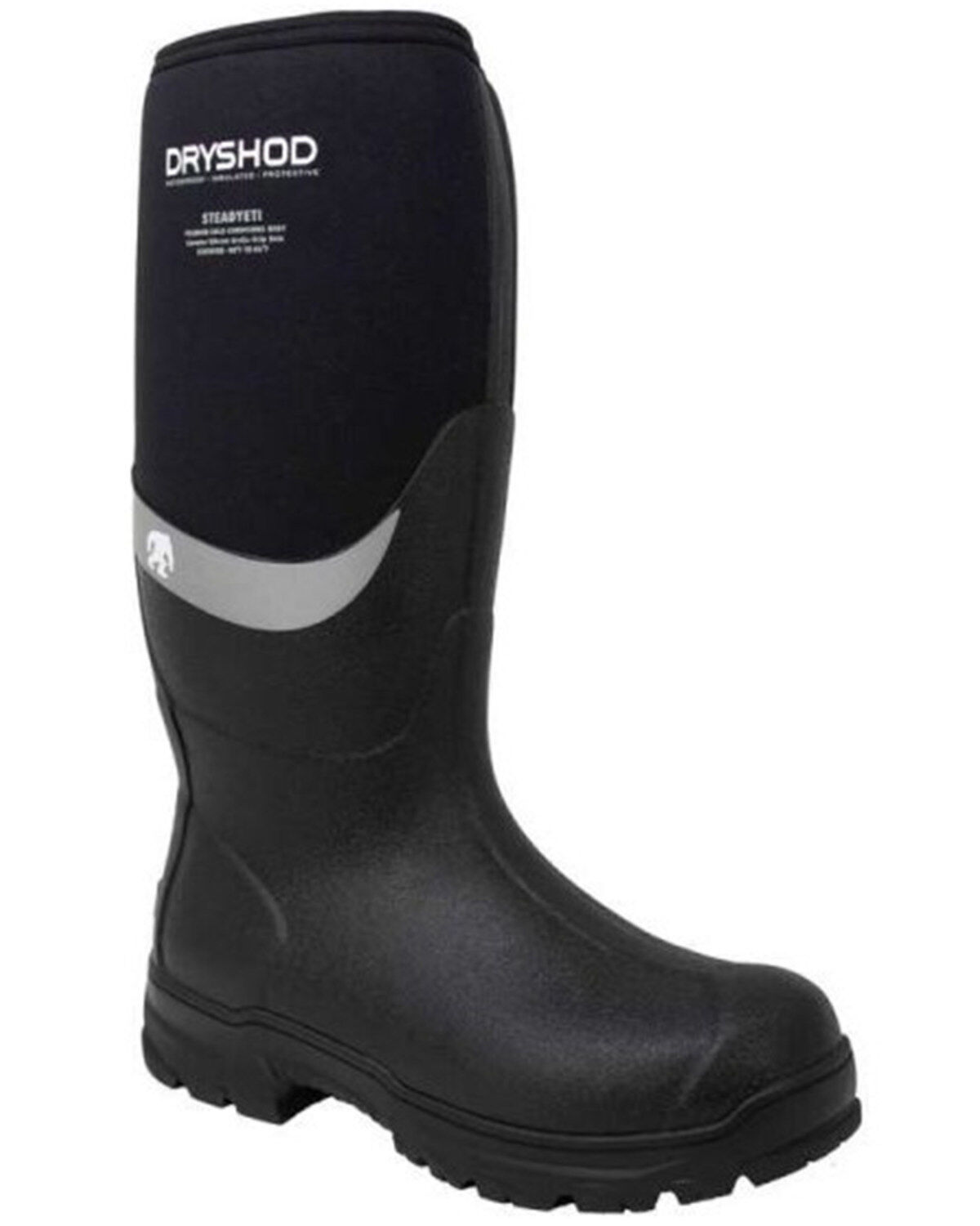 Men's Dryshod Steadyeti Genuine Vibram Arctic Grip Pull On Outdoor Boo