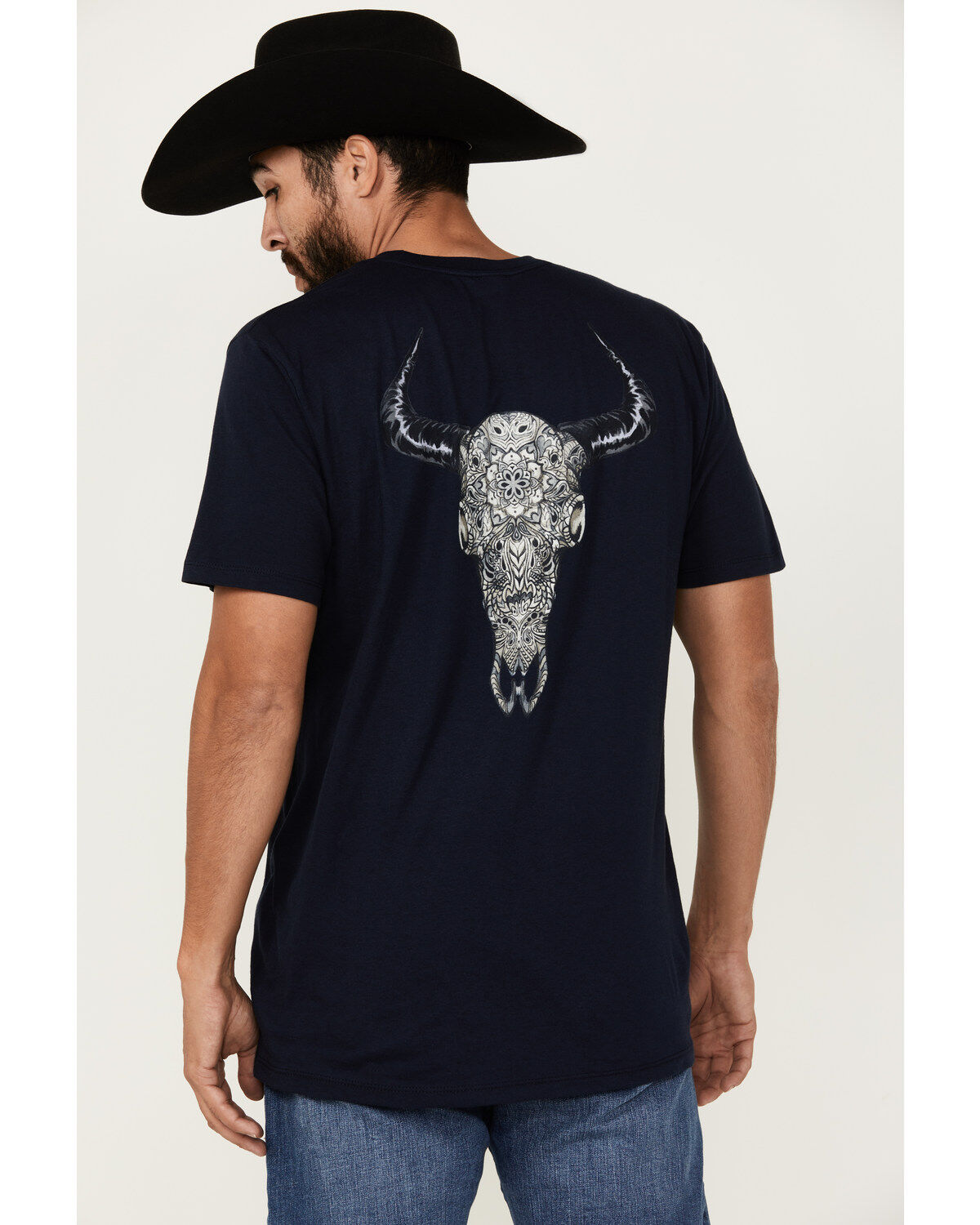 Men's Cody James Smoke Skull Short Sleeve Graphic T-Shirt