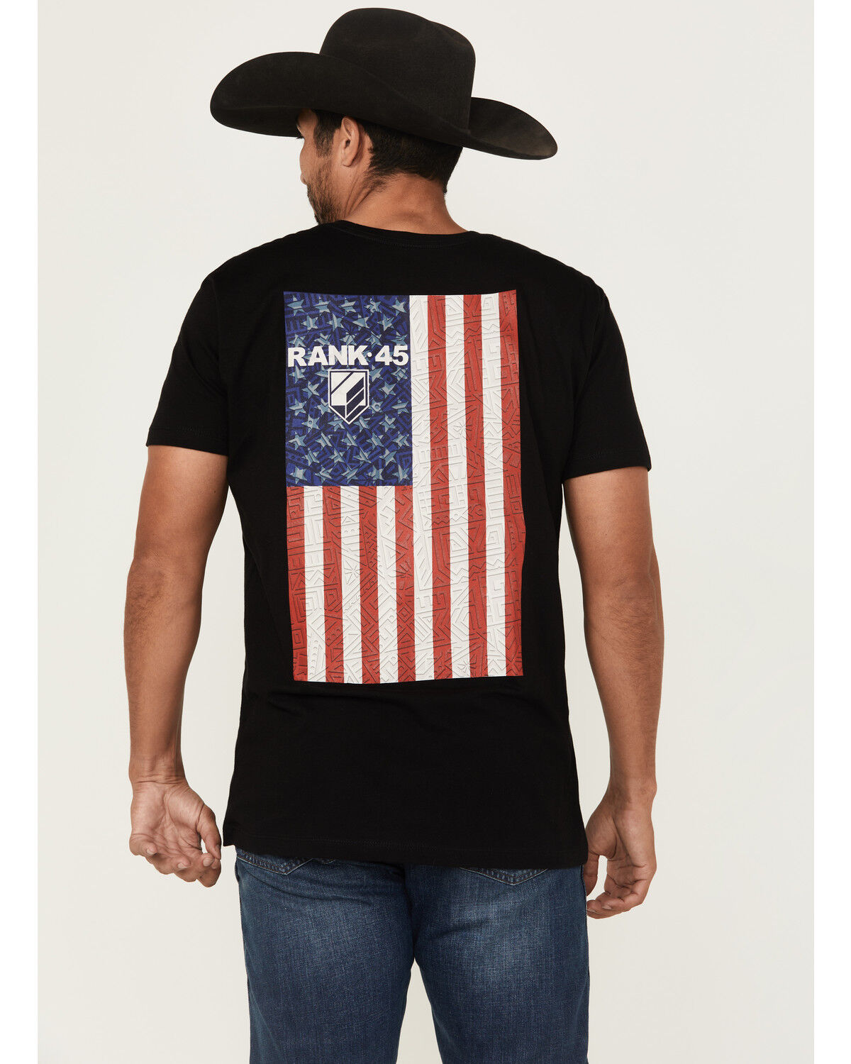 Men's RANK 45 Carter American Flag Short Sleeve Graphic T-Shirt
