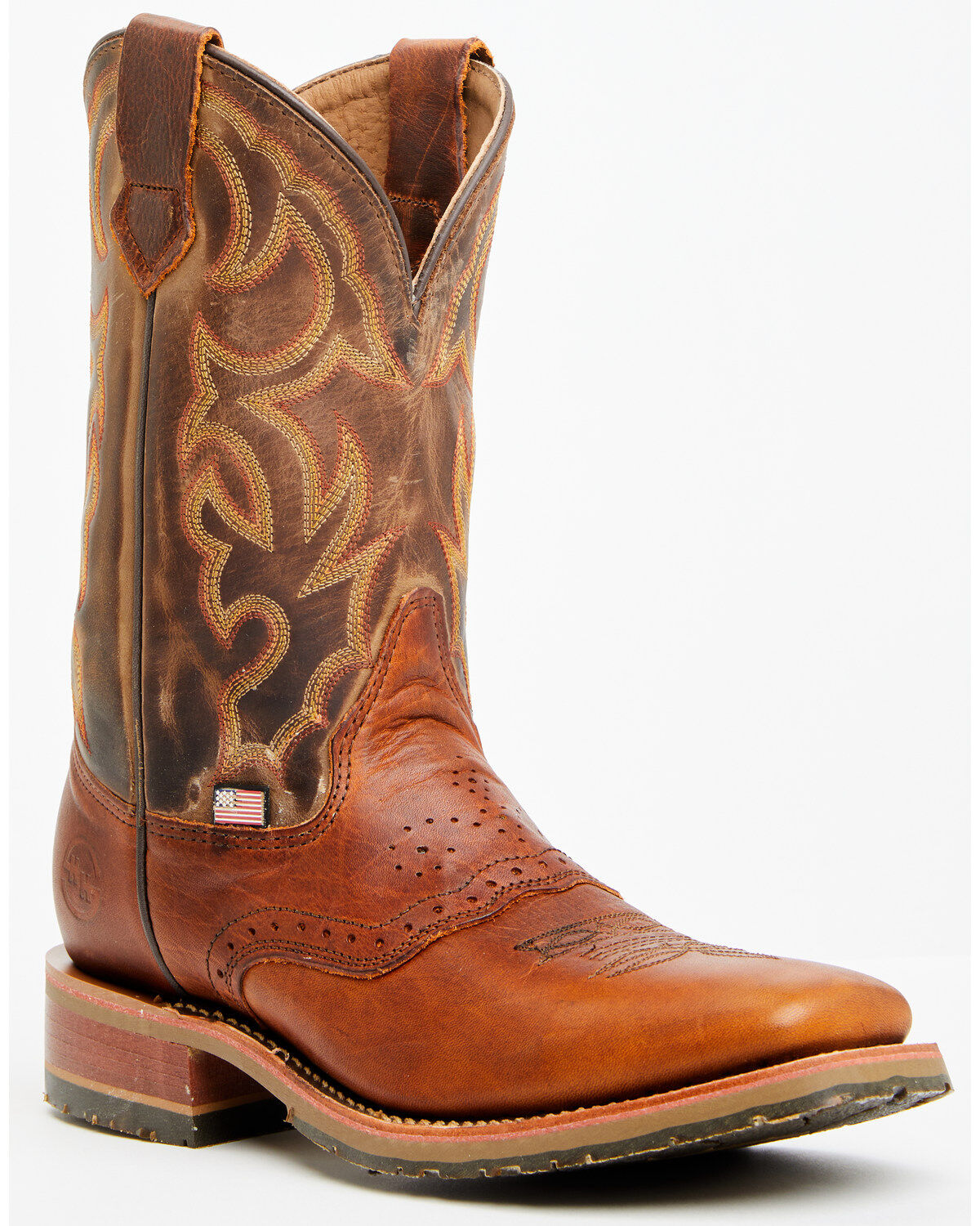 Men's Double H Boot Barn Exclusive 11" Domestic I.C.E Saddle Vamp Per