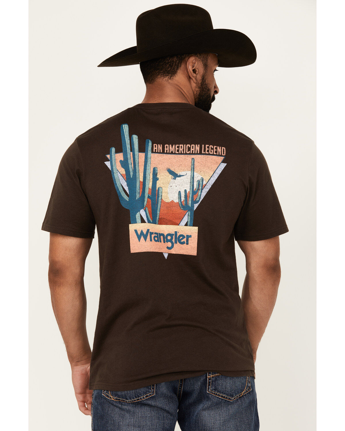 Men's Wrangler Boot Barn Exclusive Desert Scene Short Sleeve Graphic T