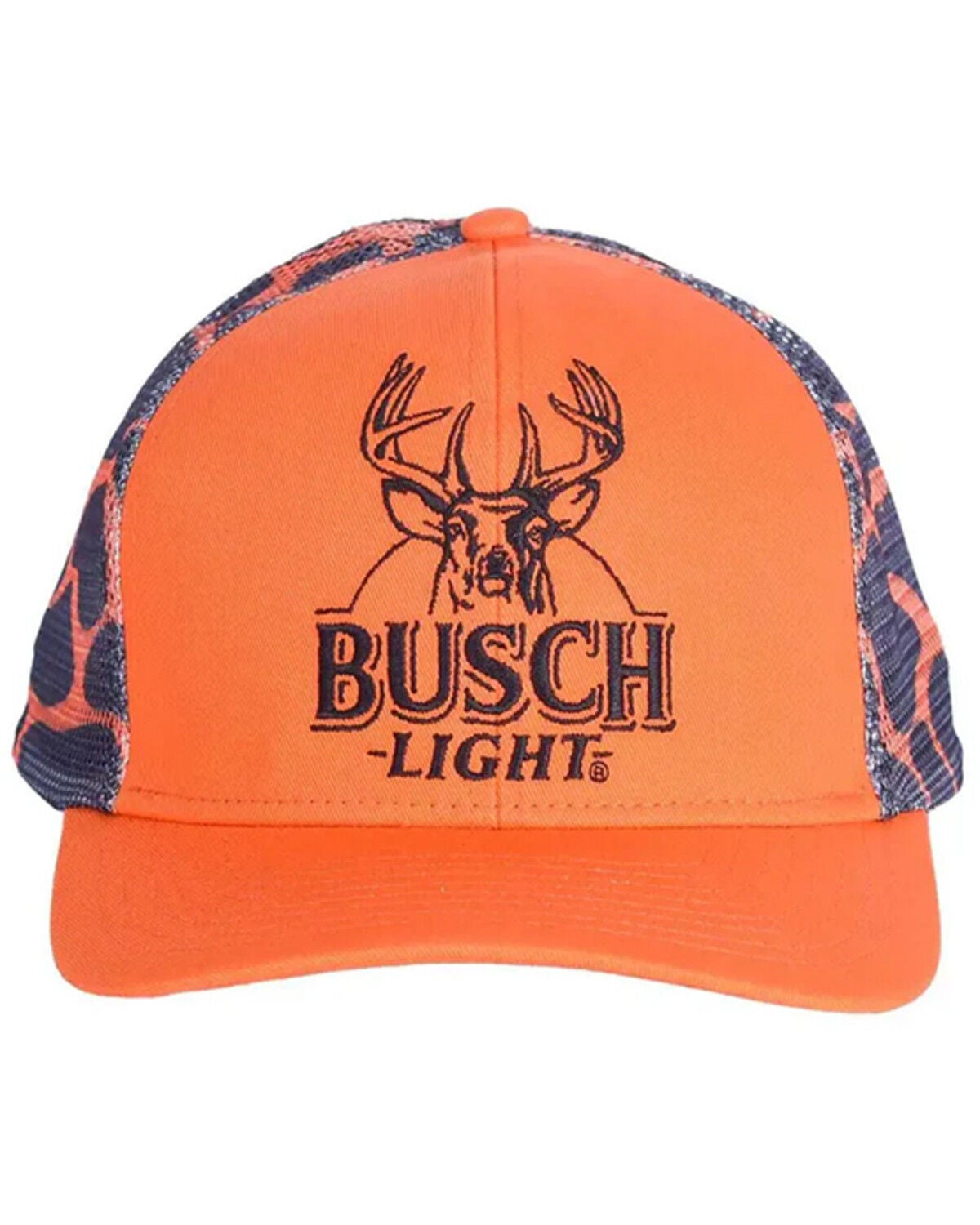Men's Buckwear Busch Light Camo Print Ball Cap