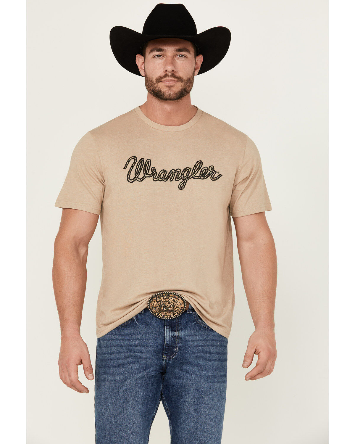 Men's Wrangler Rope Logo Short Sleeve Graphic Print T-Shirt