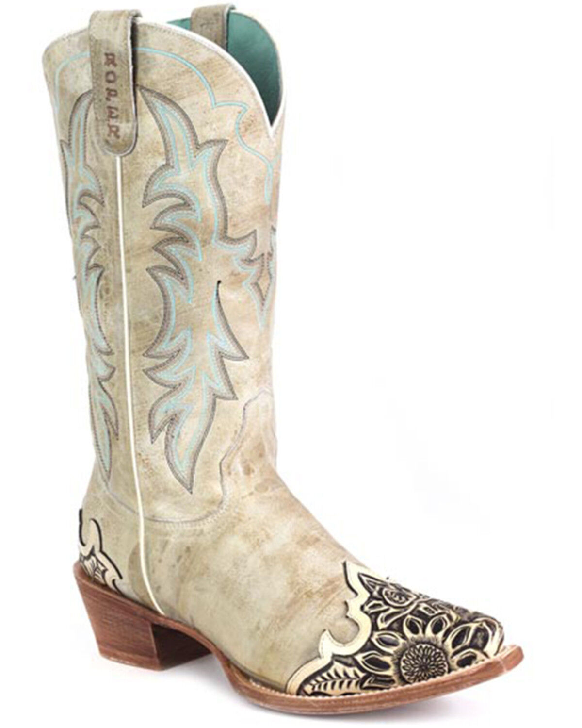 Women's Roper Cremello Tall Western Boots - Snip Toe