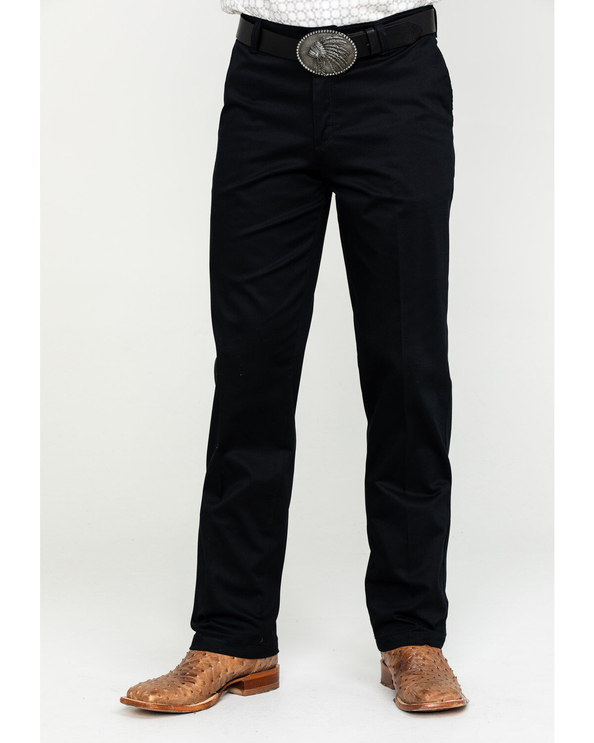 Men's Wrangler Casual Flat Front Western Pants