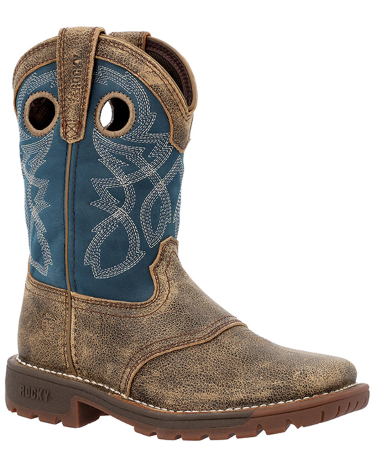 Boys' Rocky Little Legacy 32 Waterproof Western Boots - Broad Square T