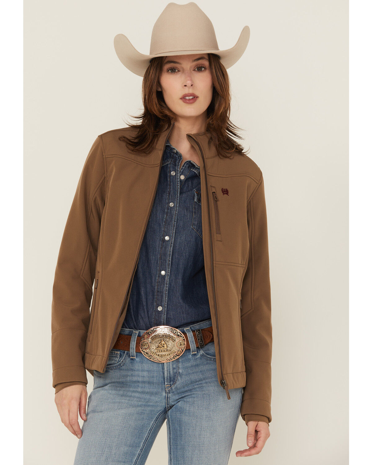 Women's Cinch Concealed Carry Bonded Softshell Jacket