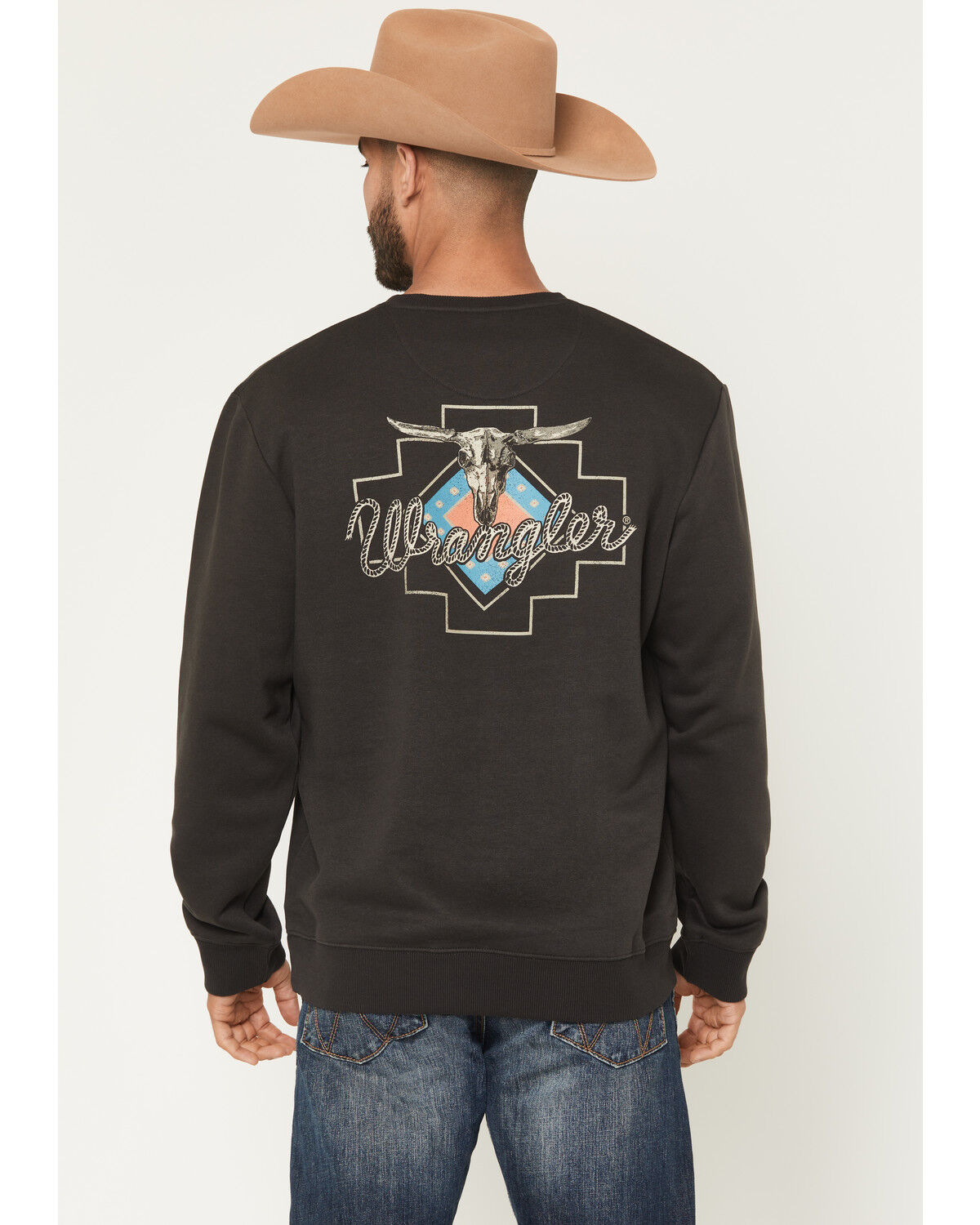 Men's Wrangler Steerhead Graphic Crewneck Sweatshirt