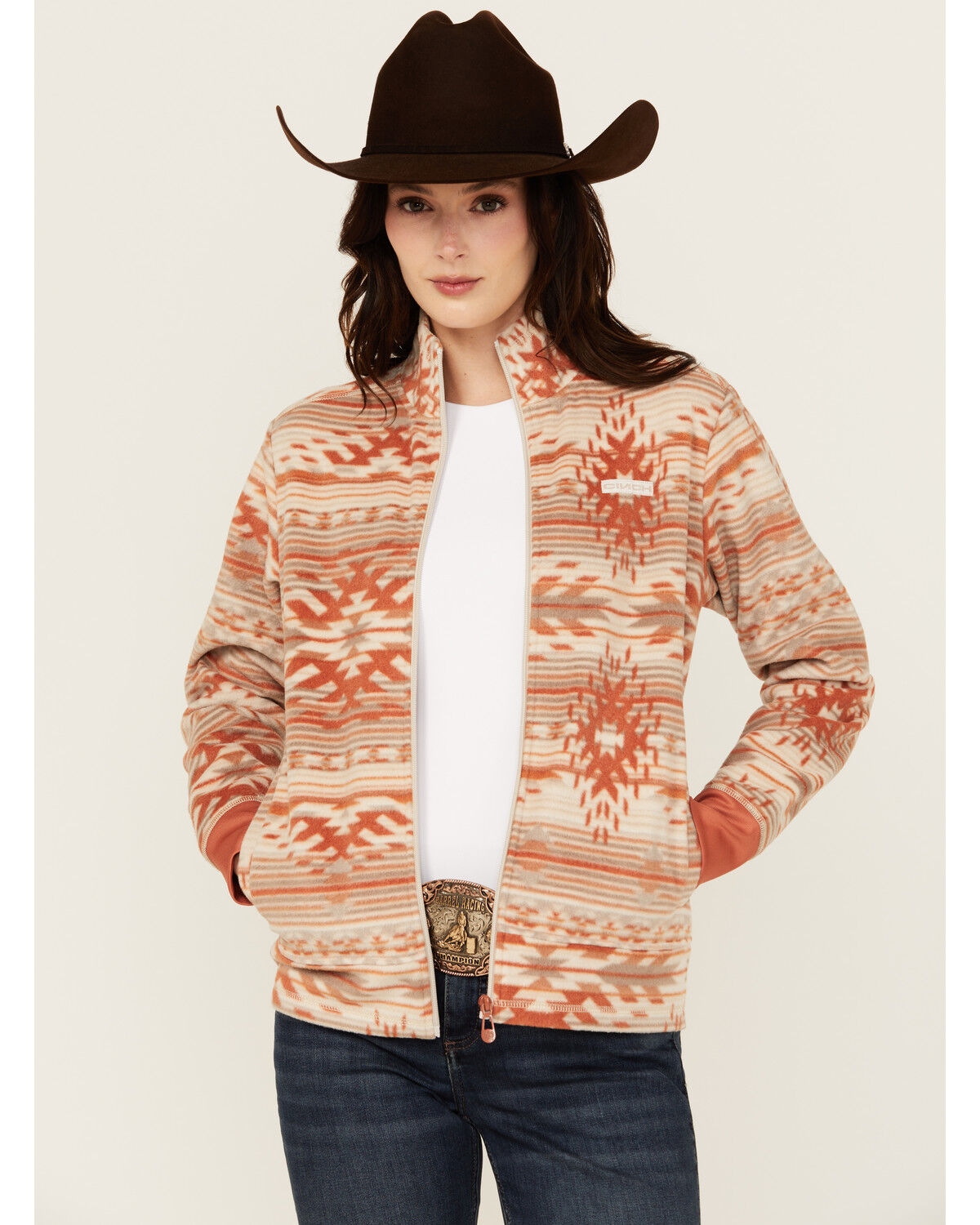 Women's Cinch Southwestern Print Fleece Long Sleeve Jacket