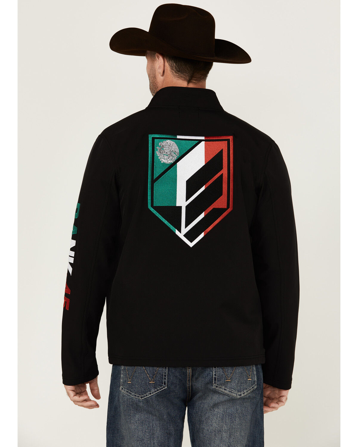 Men's RANK 45 Mexico Flag Softshell Jacket