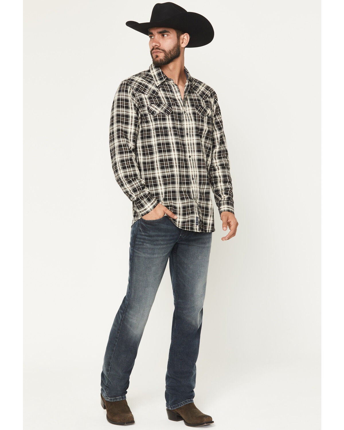 Men's Moonshine Spirit Prescot Wash Decker Slim Straight Stretch Deni