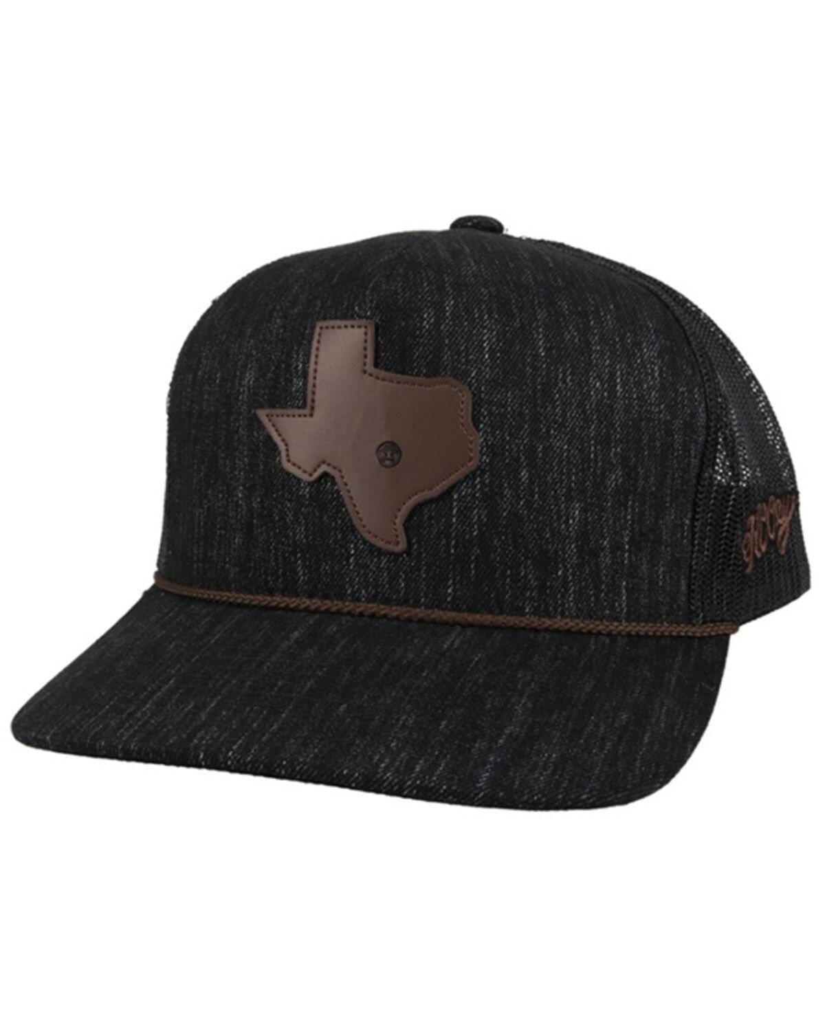 Men's Hooey Tejas Logo Patch Trucker Cap