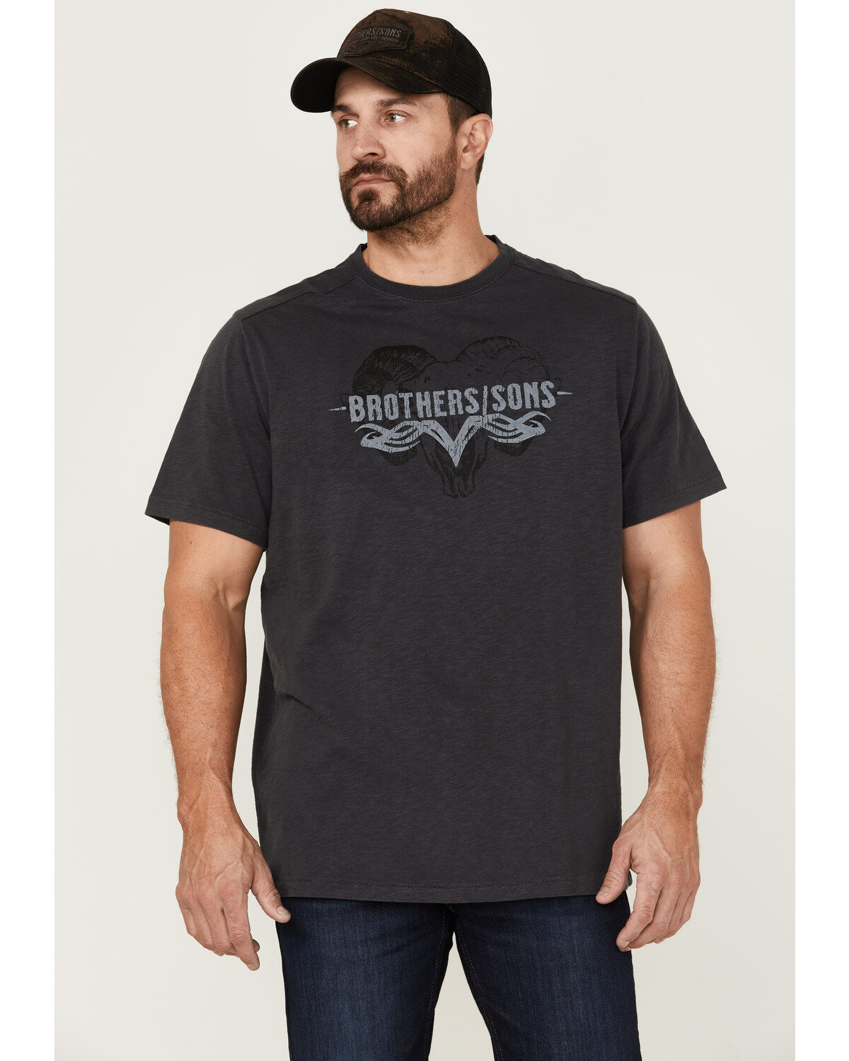 Men's Brothers and Sons Badlands Ram Graphic T-Shirt