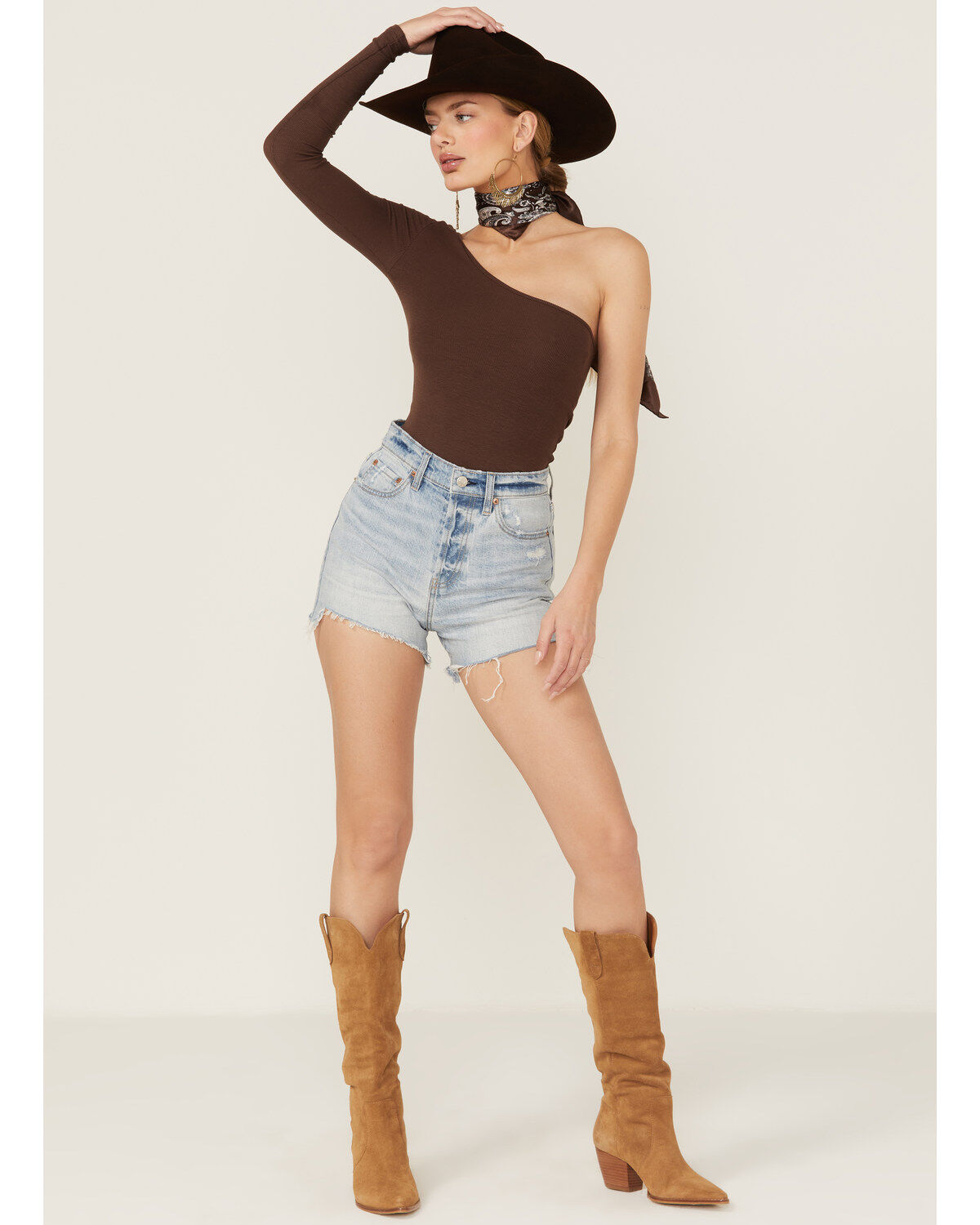 Women's Daze Bottom Line In Fade High Rise Shorts