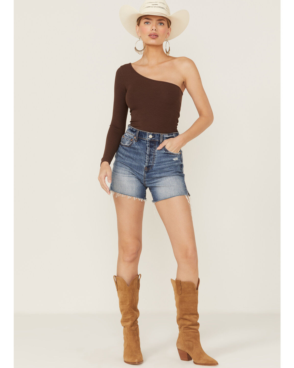 Women's Daze Bottom Line In Tru Vintage High Rise Shorts