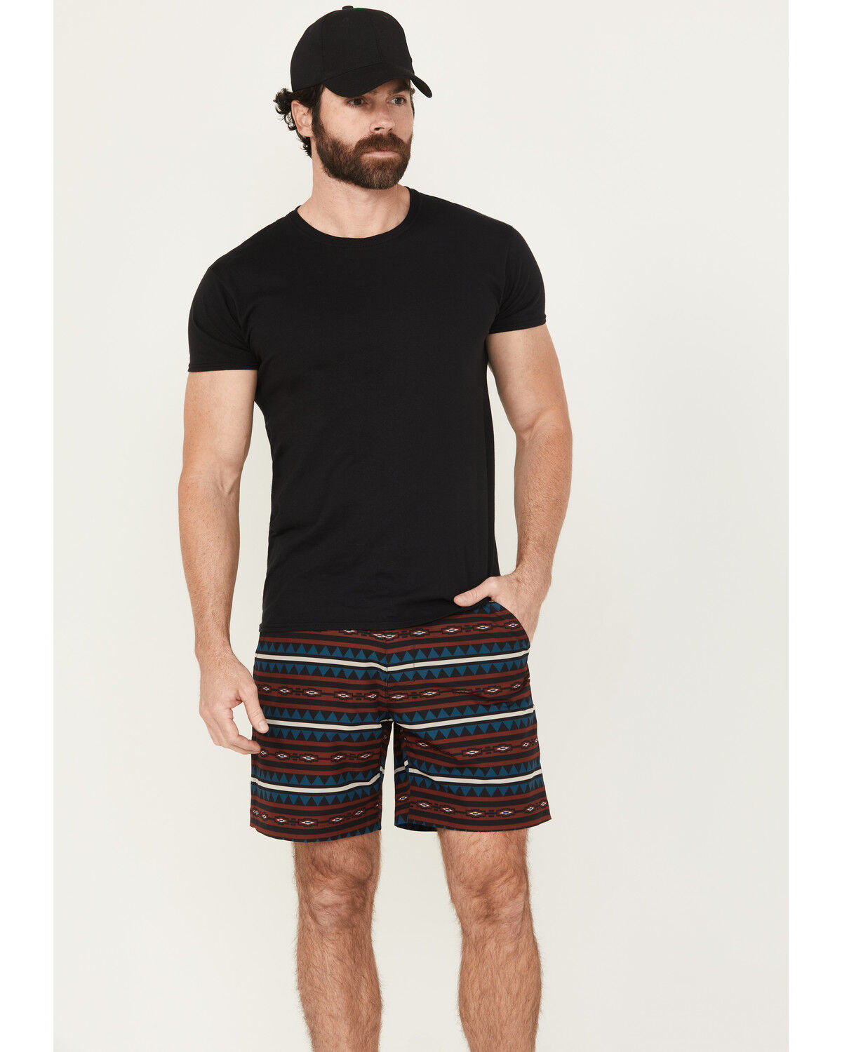 Men's Ariat Southwestern Print Tek Shorts