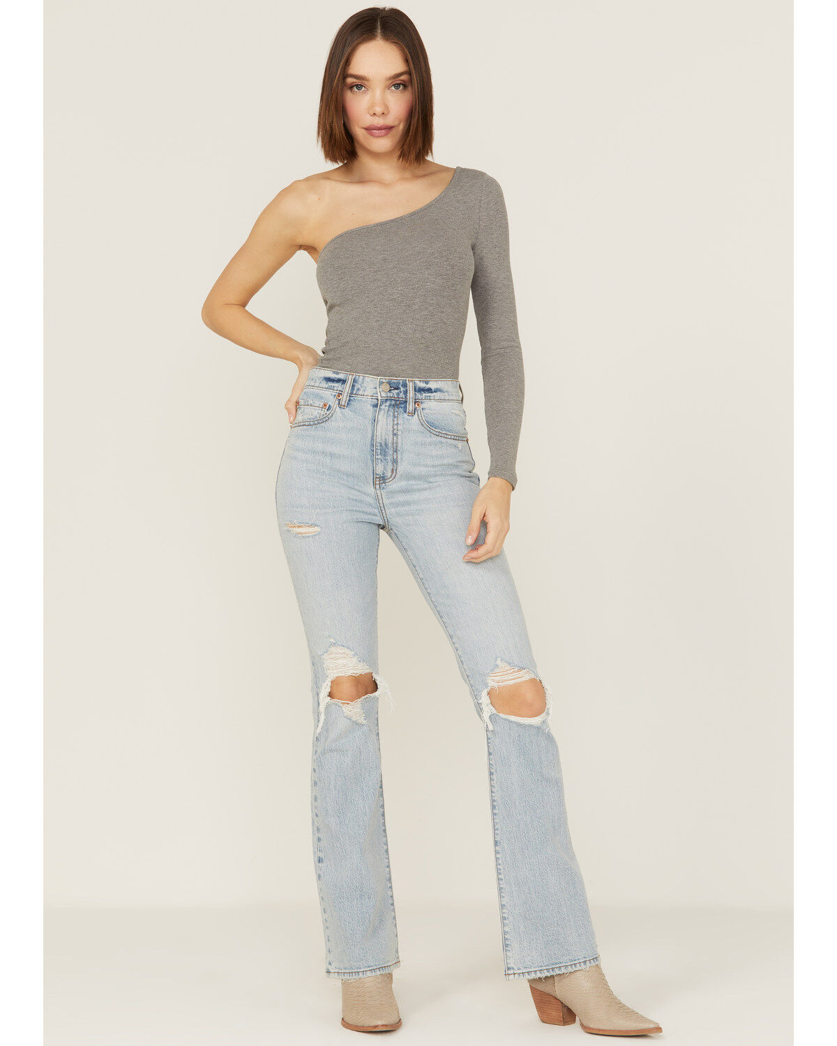 Women's Daze Go Getter Distressed Flare Jeans