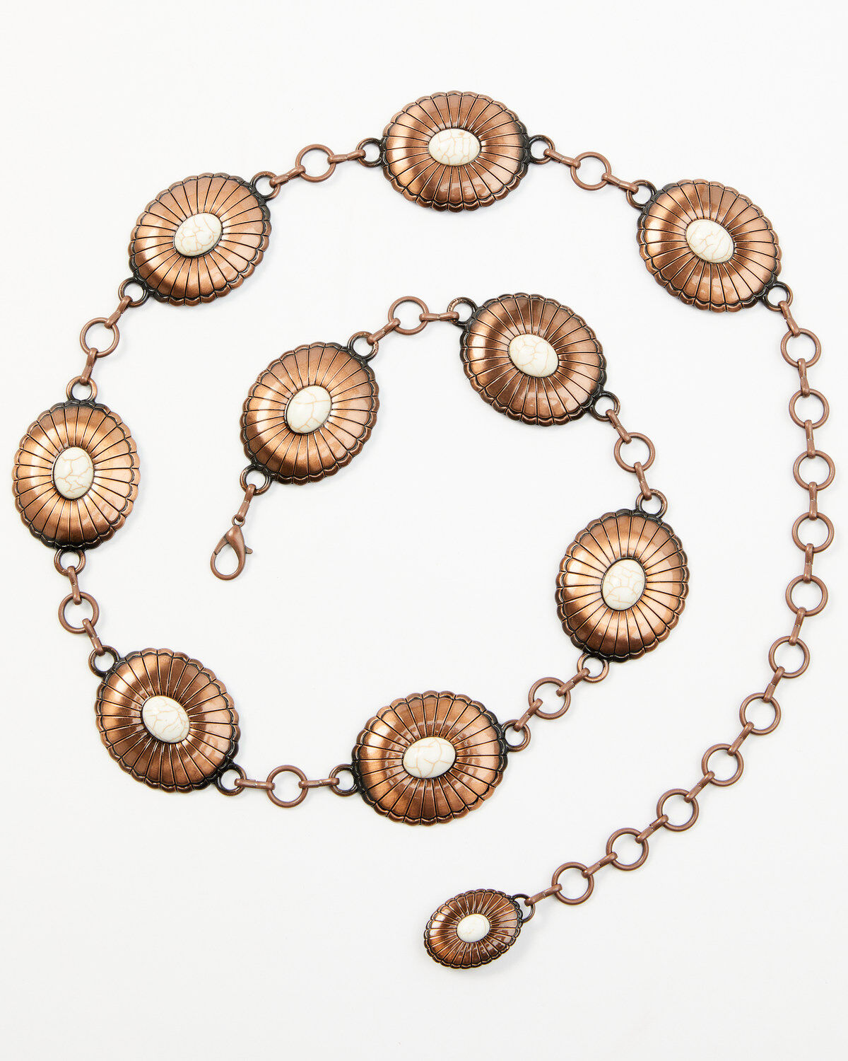 Women's Shyanne Howlite Concho Link Belt