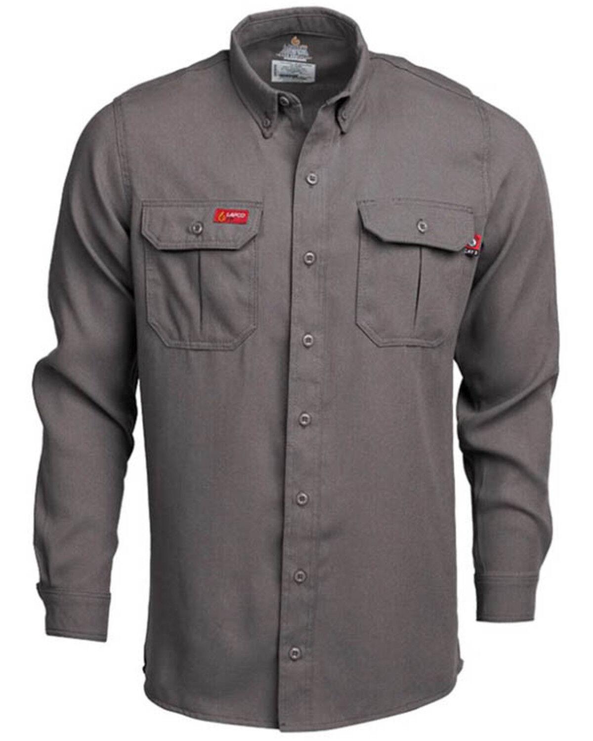 Men's Lapco FR Modern Uniform Long Sleeve Button-Down Work Shirt