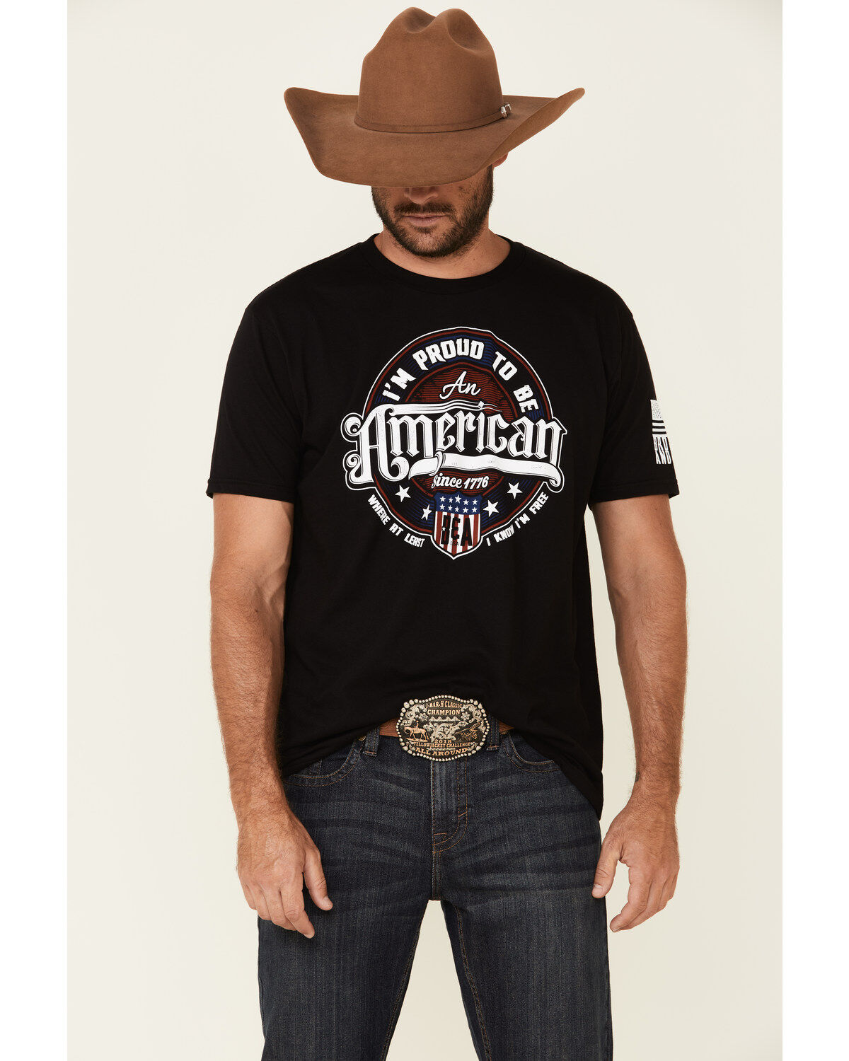 Men's Brothers & Arms Proud To Be American Graphic T-Shirt