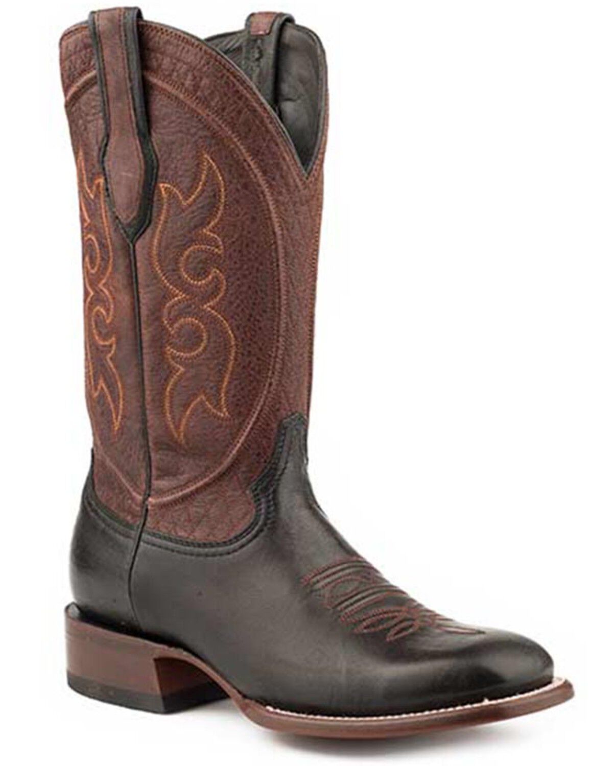 Men's Stetson Bridger Western Boots - Broad Square Toe