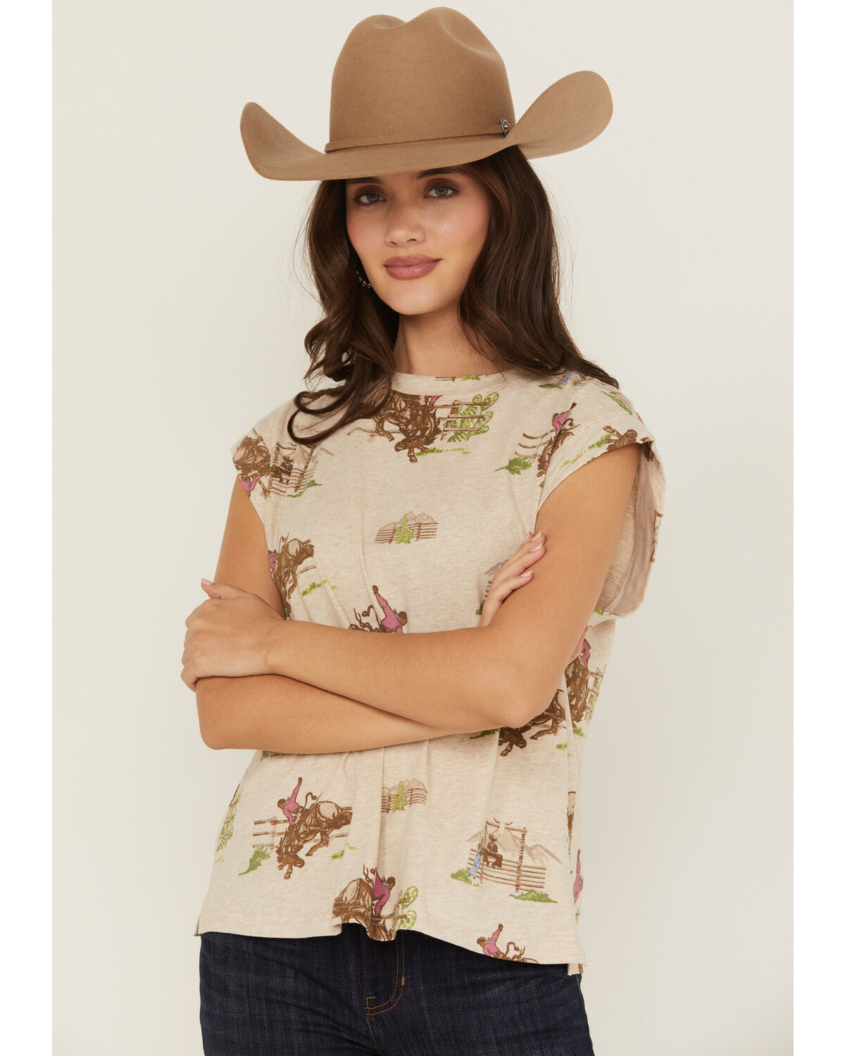 Women's Ariat Conversational Print Short Sleeve Graphic Tee