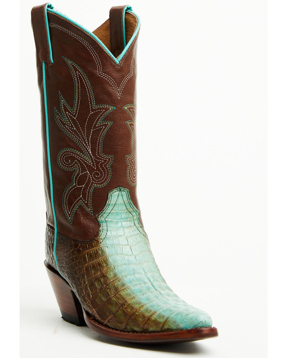 Women's Shyanne Maggie Exotic Caiman Western Boots - Round Toe
