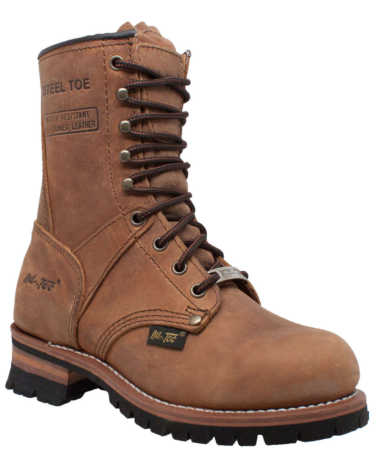 Women's Ad Tec Logger Boots - Steel Toe