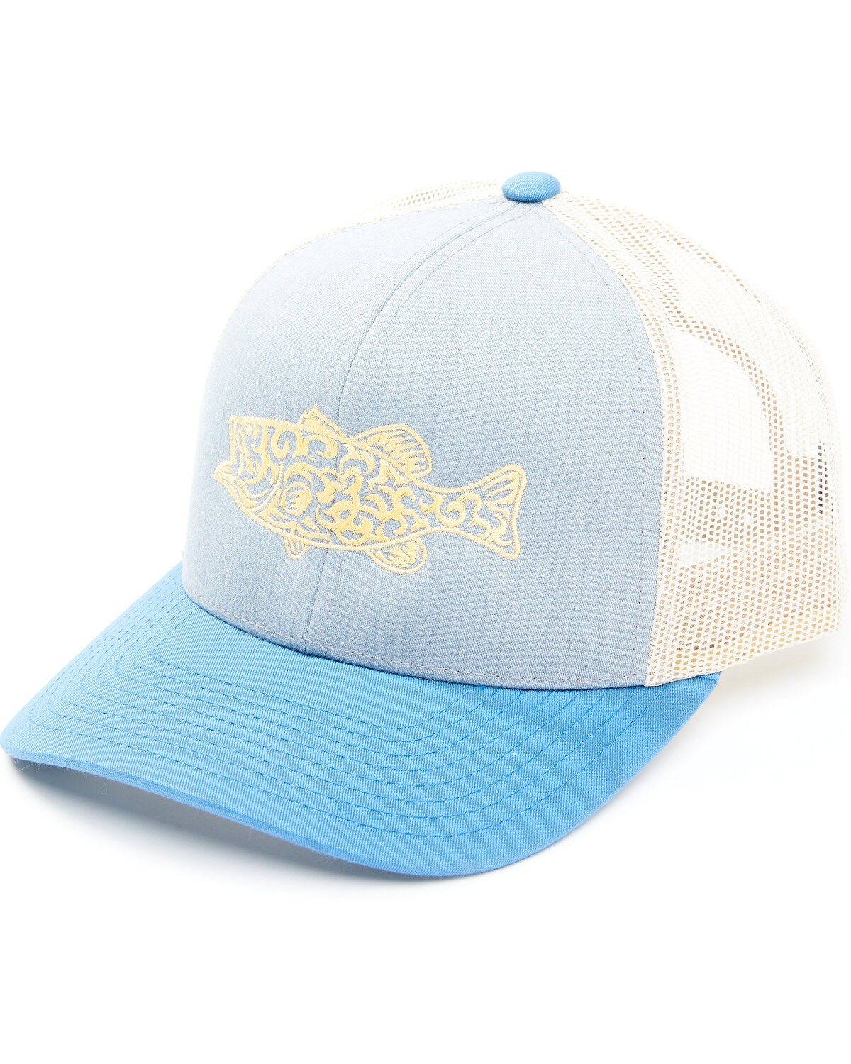 Men's Oil Field Hats Bass Mesh-Back Ball Cap