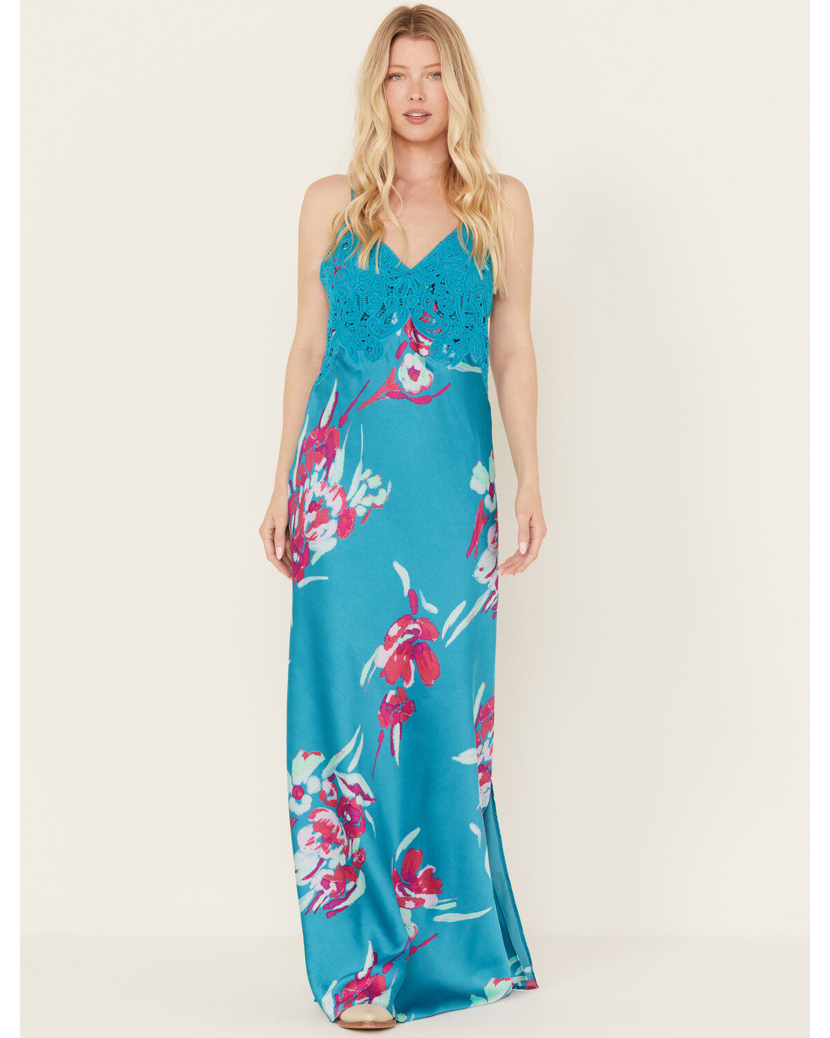 Women's Free People Forever Yours Floral Sleeveless Maxi Dress
