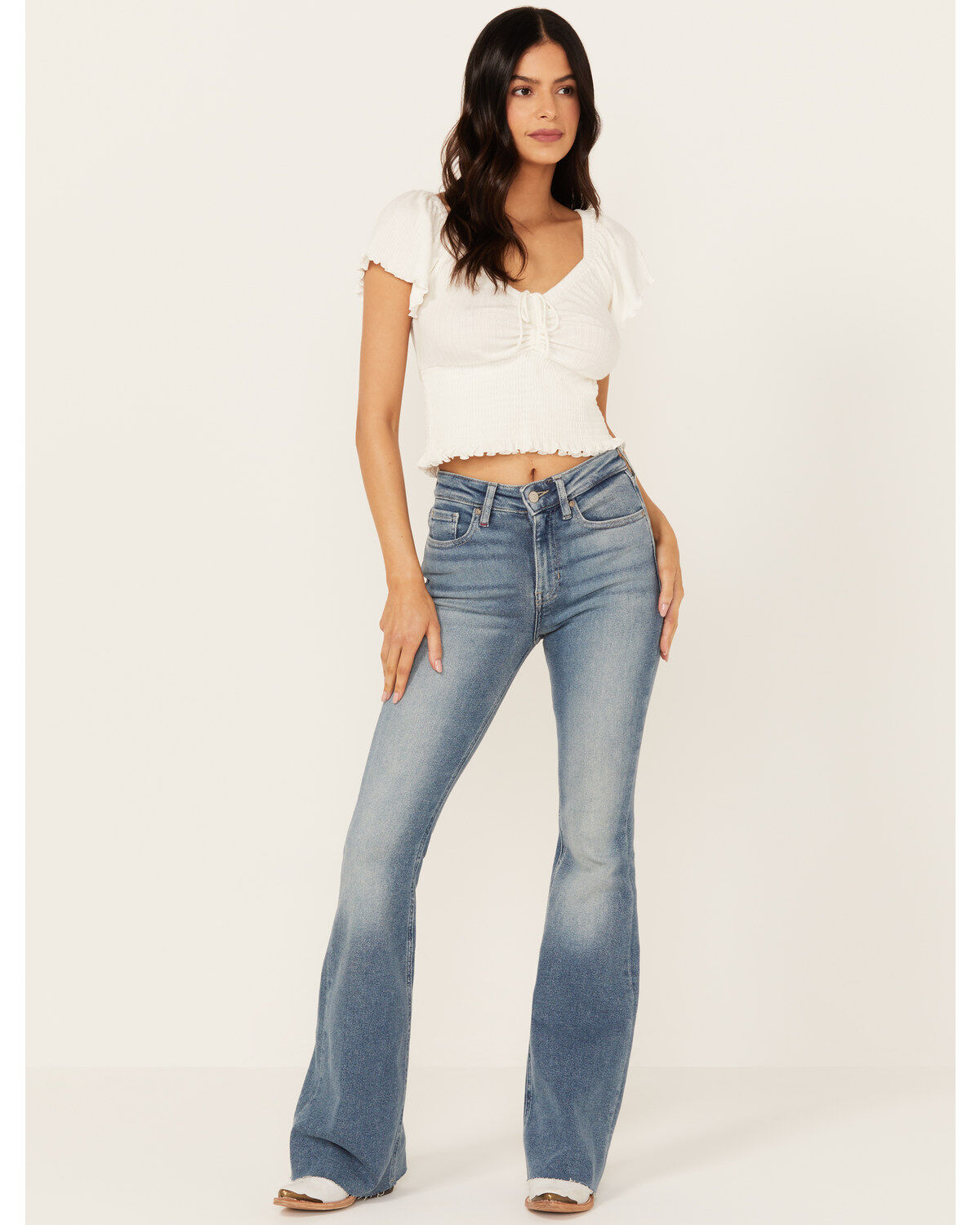 Women's Idyllwind Barnwell Medium Wash High Rise Flare Stretch Denim J