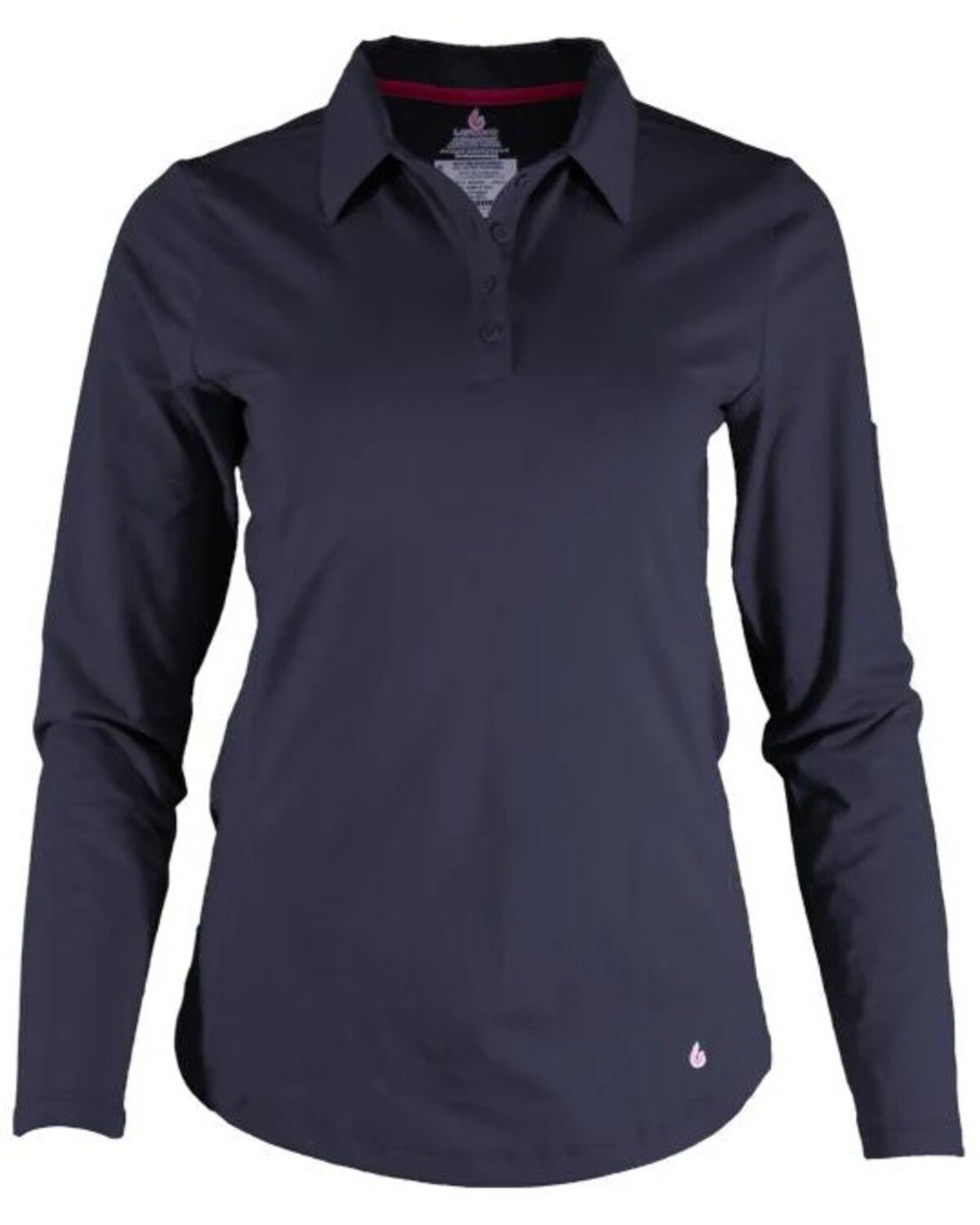 Women's Lapco FR Solid Long Sleeve Polo Work Shirt