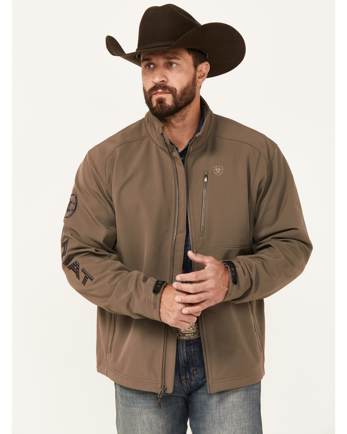 Men's Ariat Boot Barn Exclusive Logo 2.0 Softshell Jacket