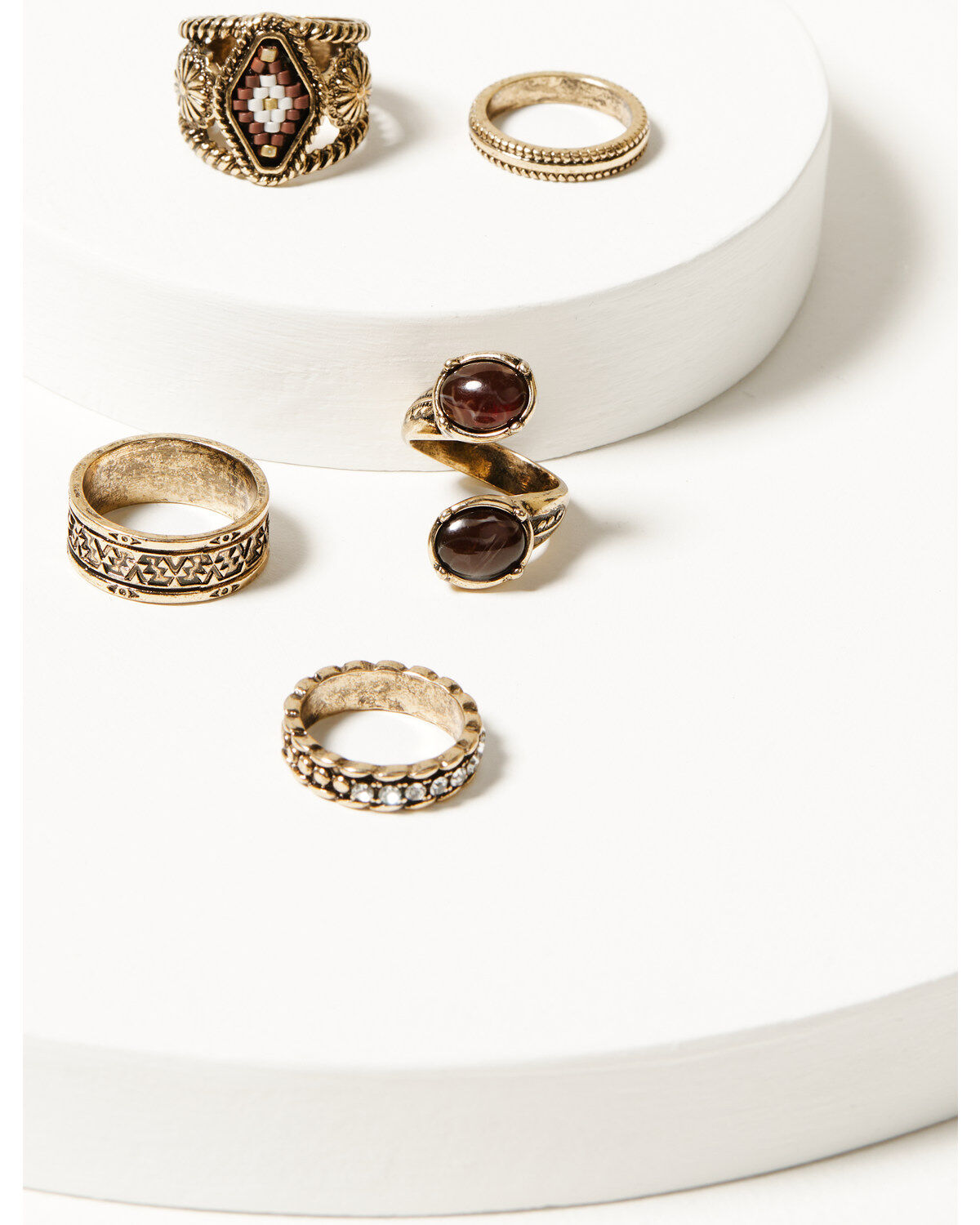 Women's Shyanne Summer Moon Antique Gemstone Ring Set