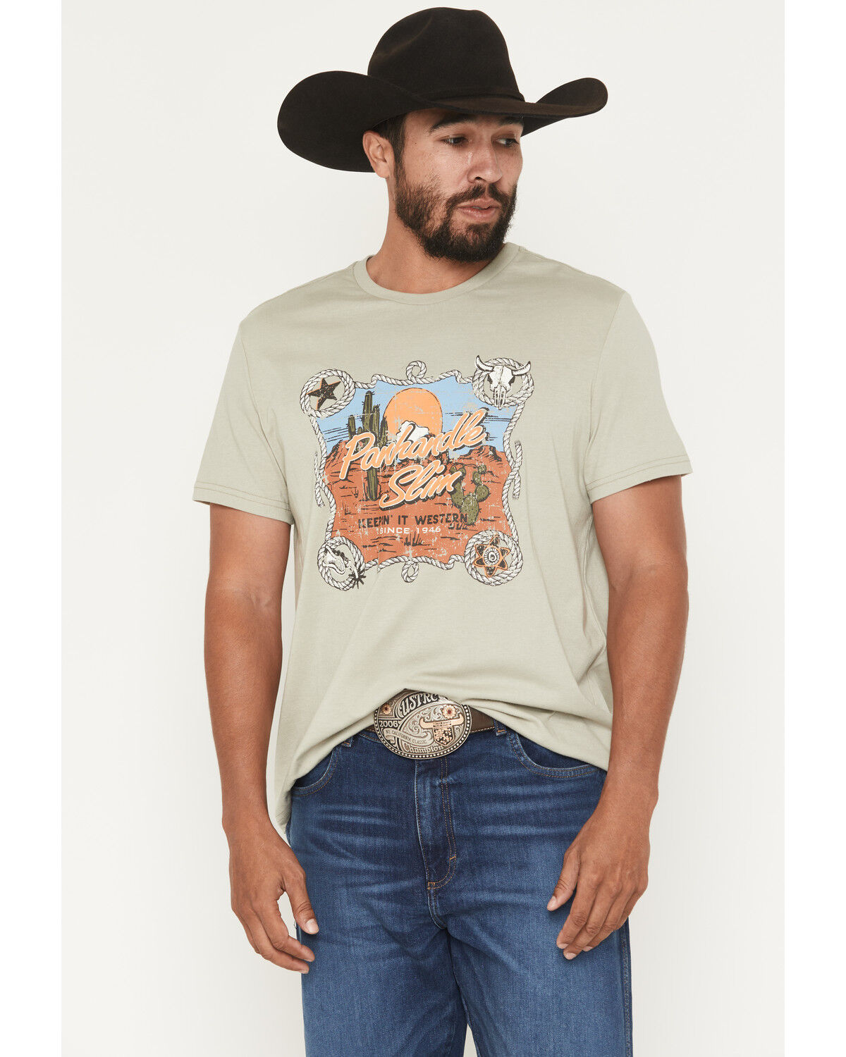 Men's Panhandle Slim Logo Short Sleeve Graphic T-Shirt