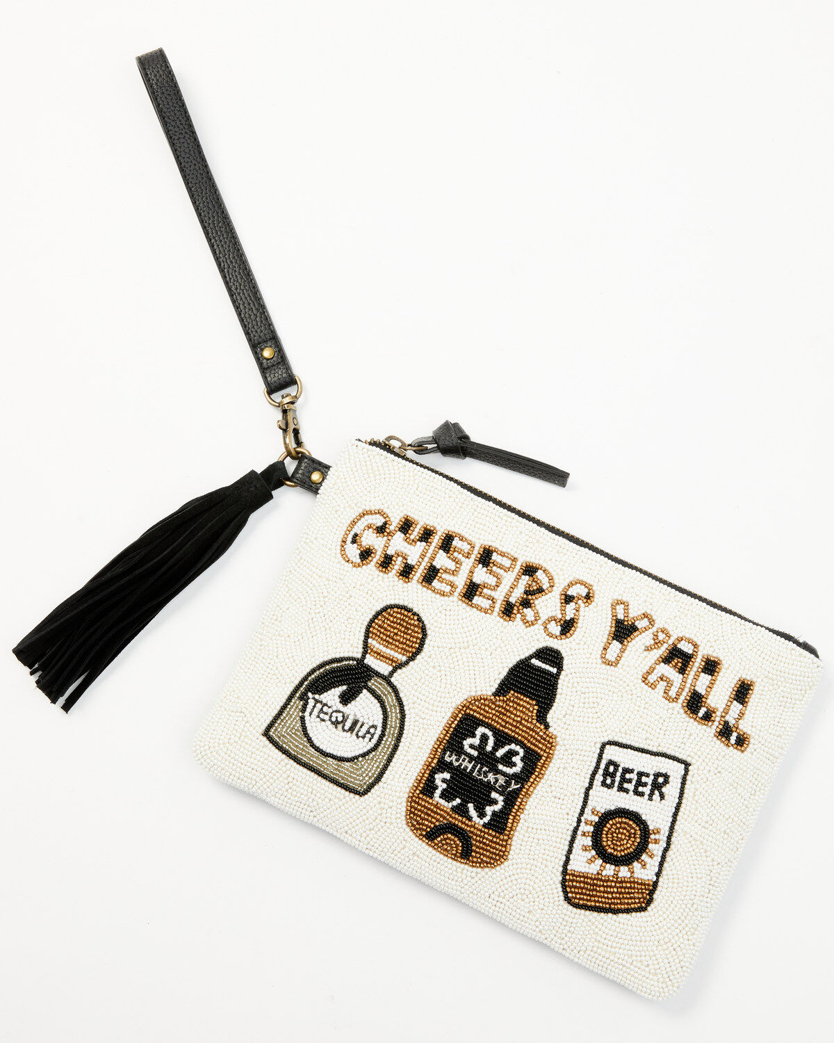 Women's Shyanne Beaded Cheers Y'all Clutch