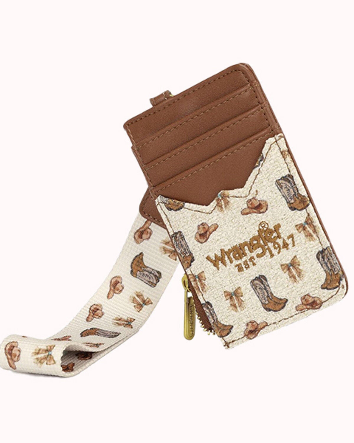 Women's Wrangler Western Print Wallet Wristlet