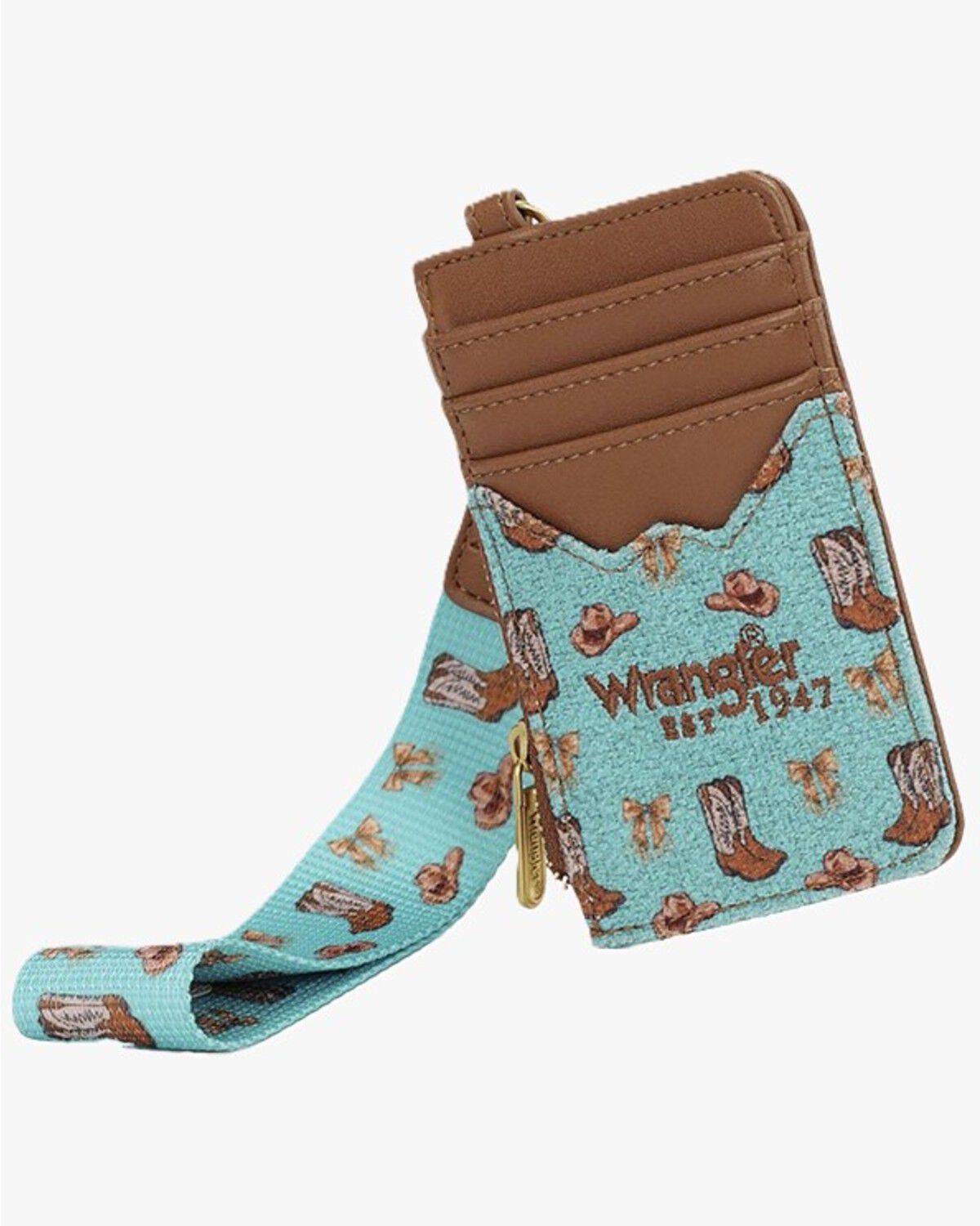 Women's Wrangler Western Print Wristlet Wallet