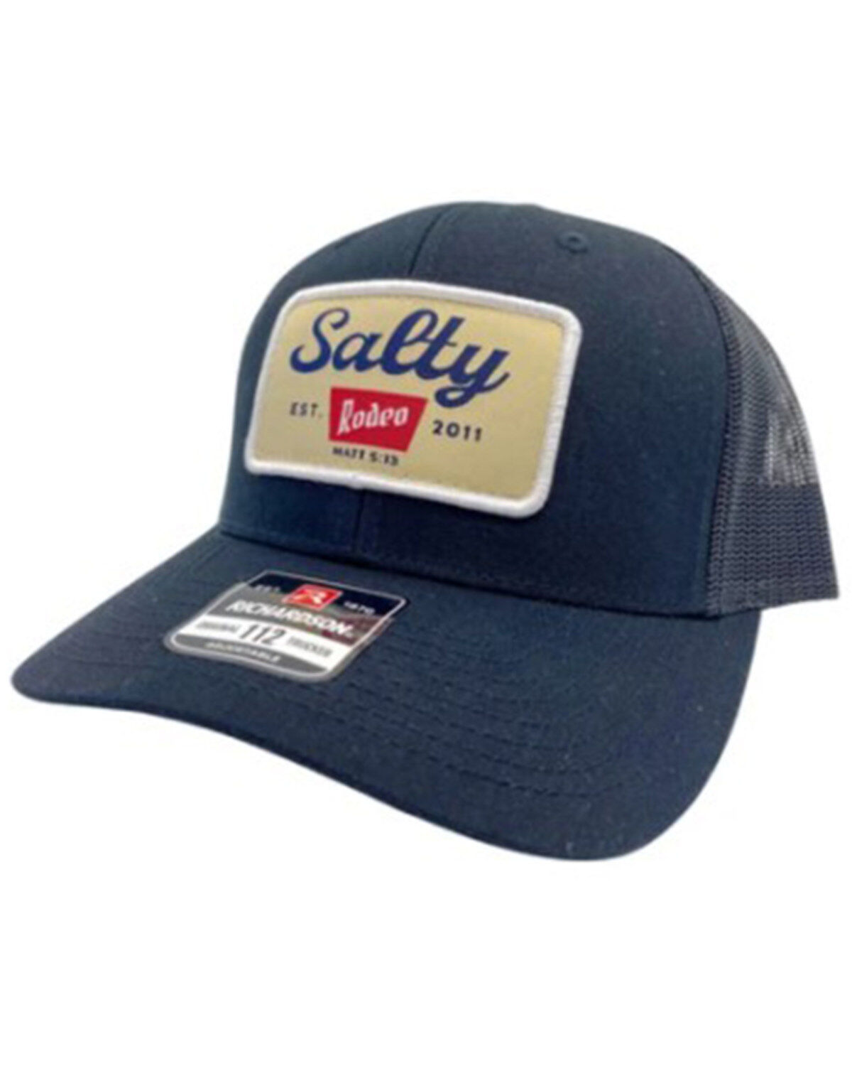 Men's Salty Rodeo The 12 OZ Recreation Logo Patch Mesh-Back Trucker Ca