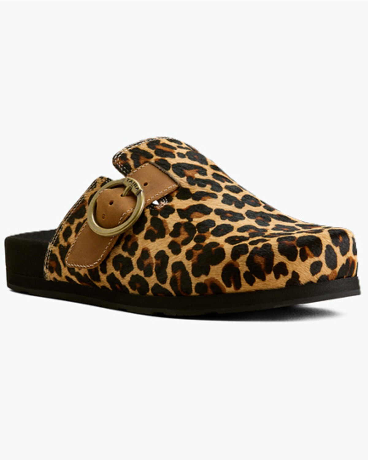 Women's Ariat Leopard Print Hair-On Country Mules