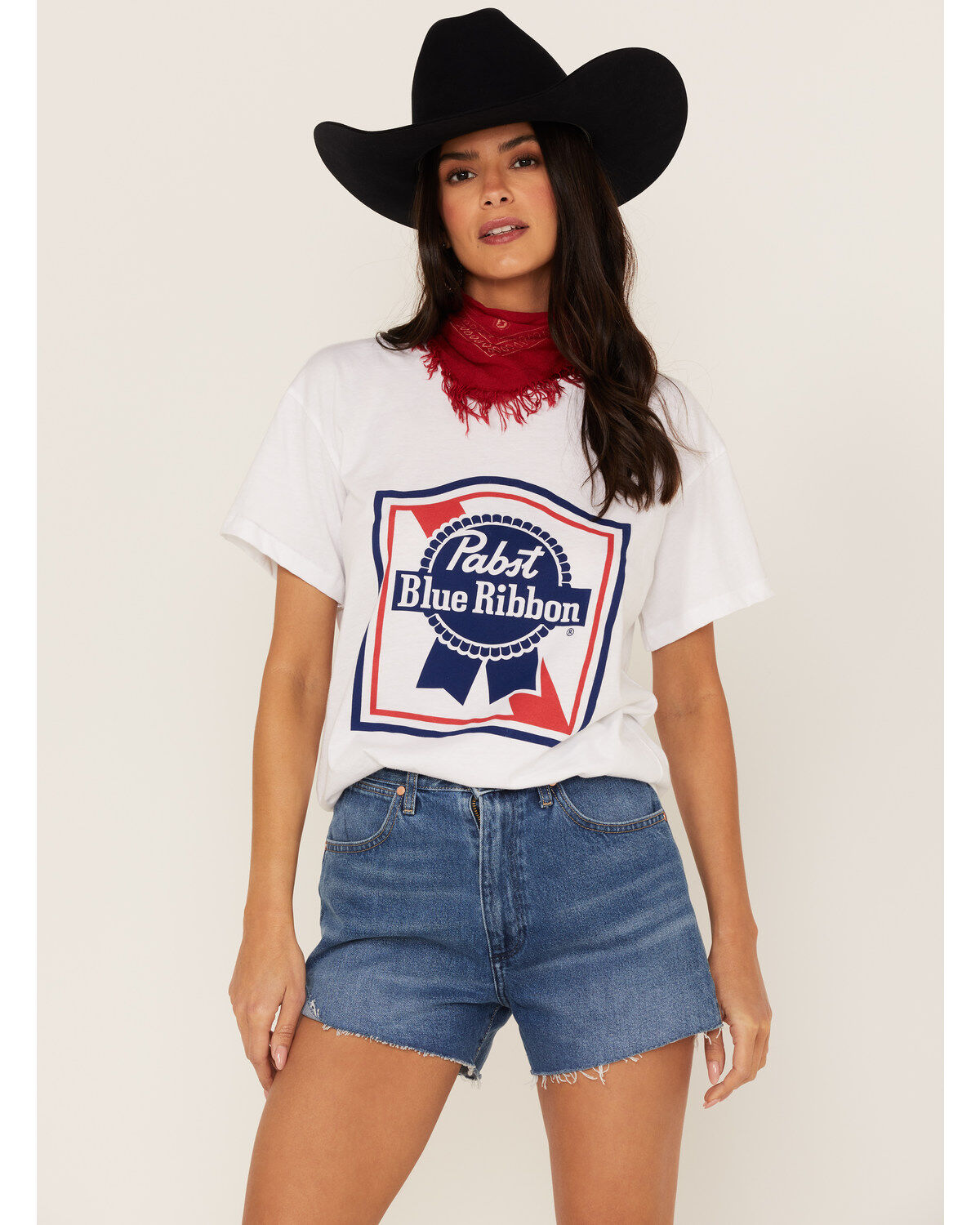 Women's Hooey Boot Barn Exclusive Pabst Logo Short Sleeve Graphic Tee